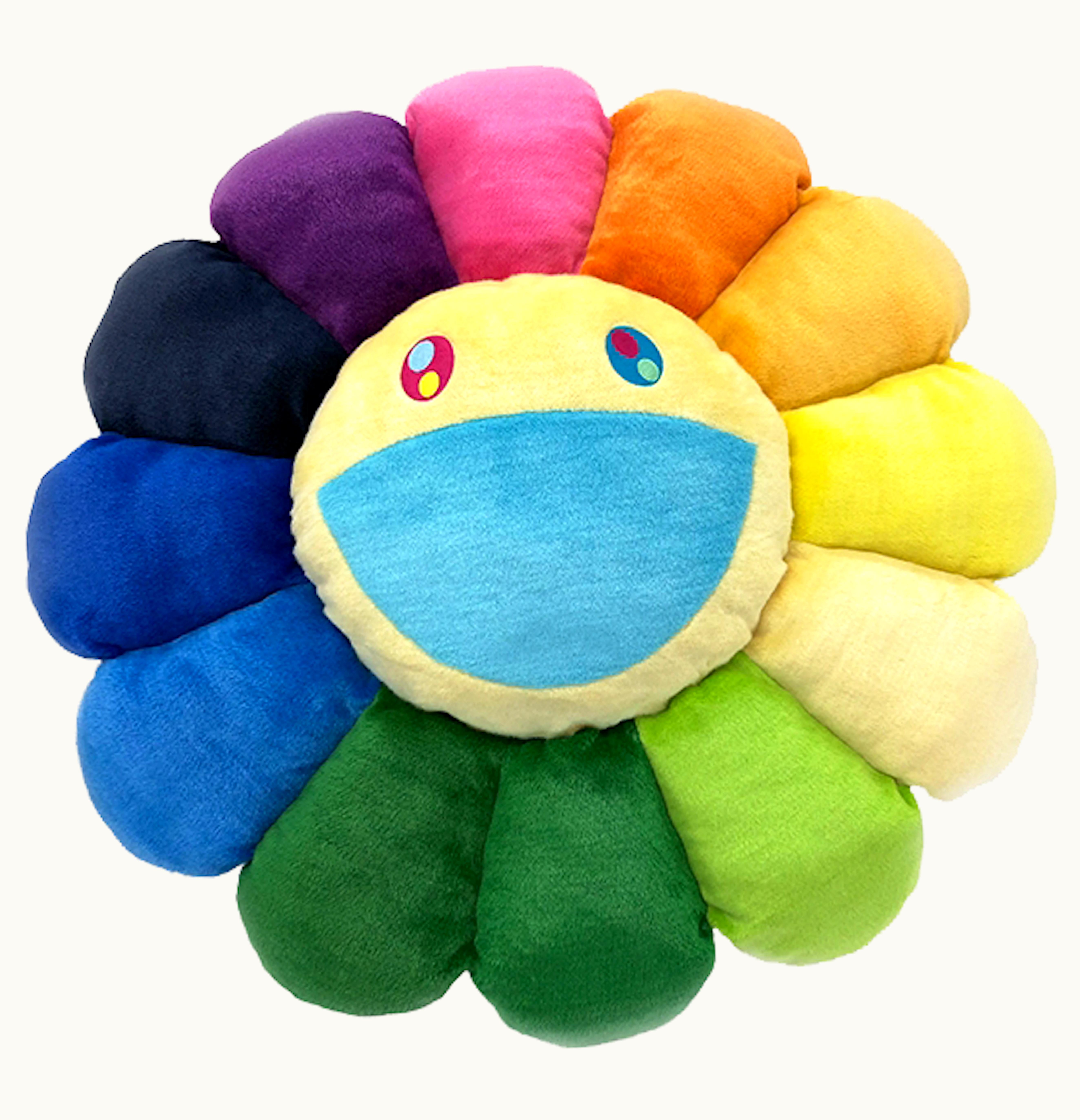 Takashi Murakami Takashi Murakami Flower 1M Plush Rainbow White