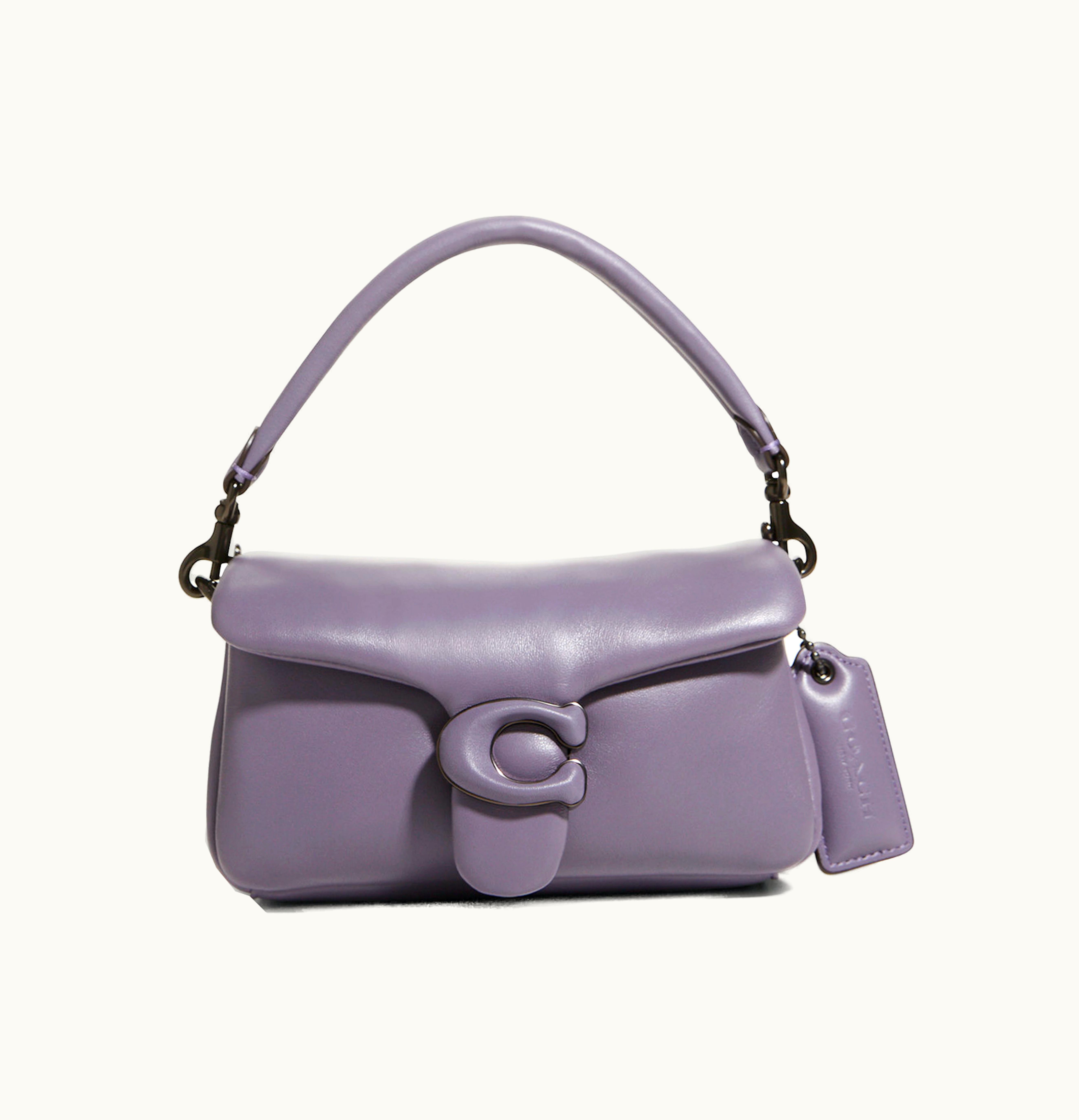 Coach Coach Pillow Leather Shoulder Bag 18 Vintage Purple