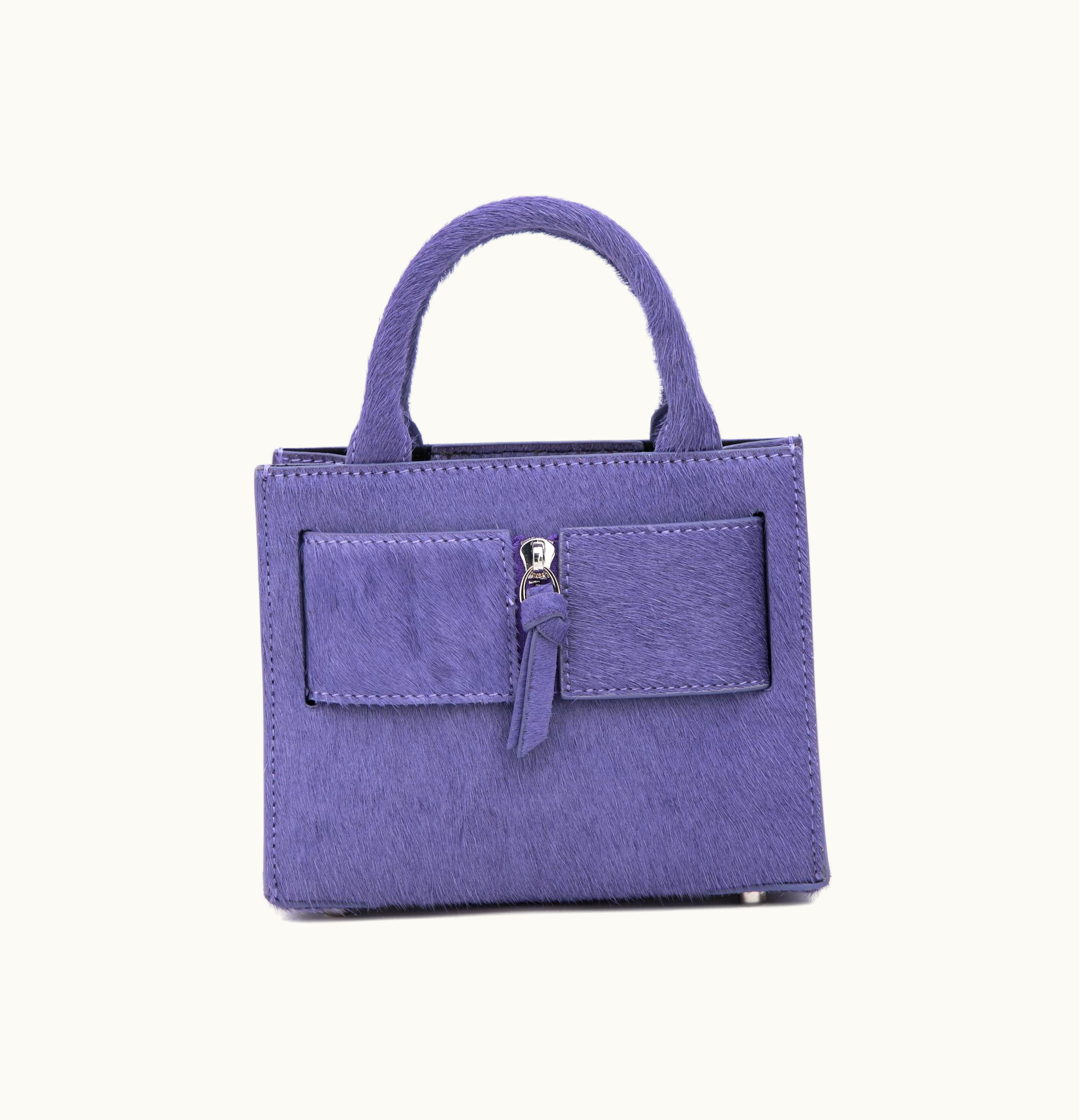 Brandon Blackwood Brandon Blackwood Kuei Bag Purple Ponyhair