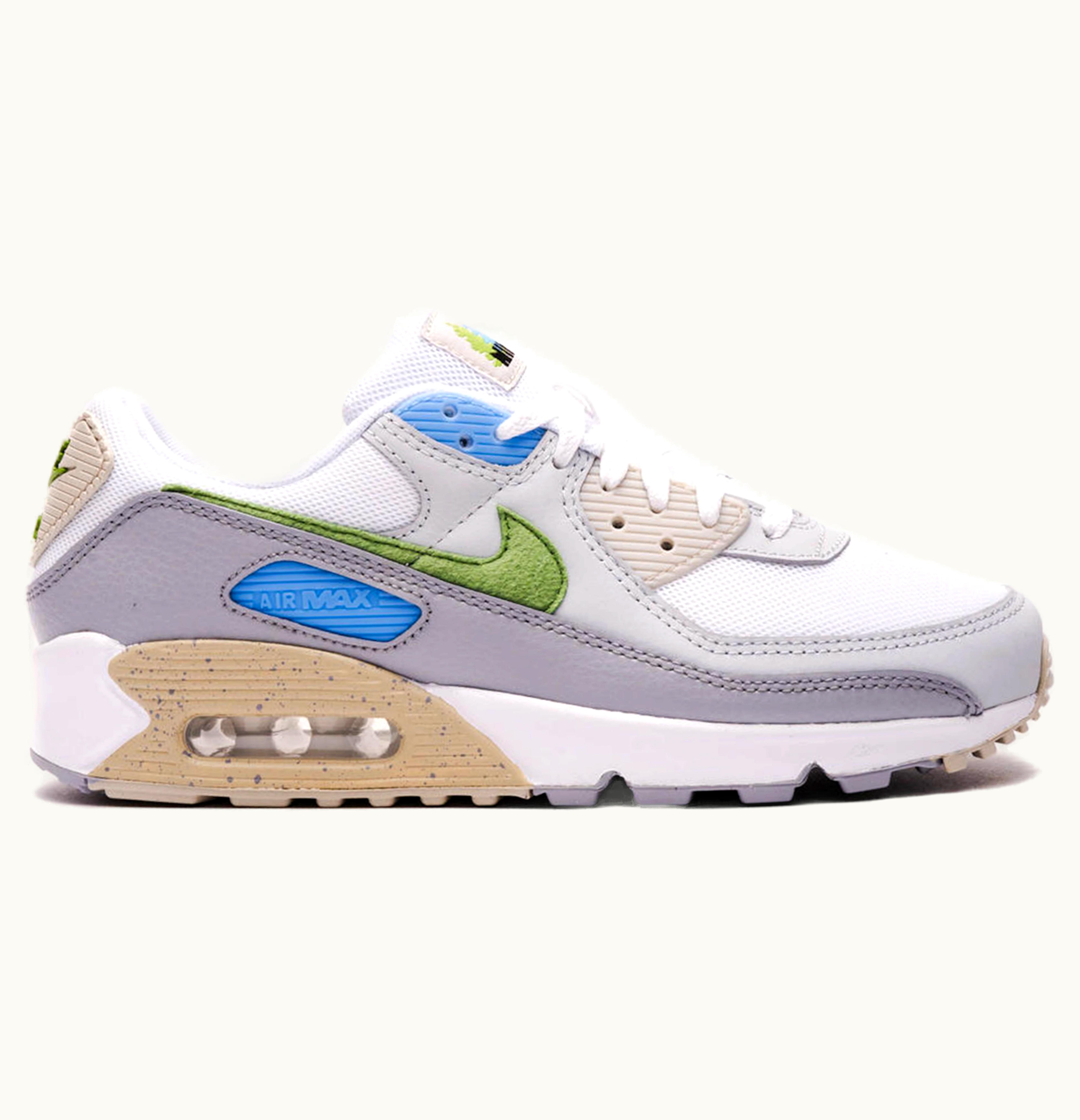 Nike Nike Air Max 90 White Chlorophyll University Blue