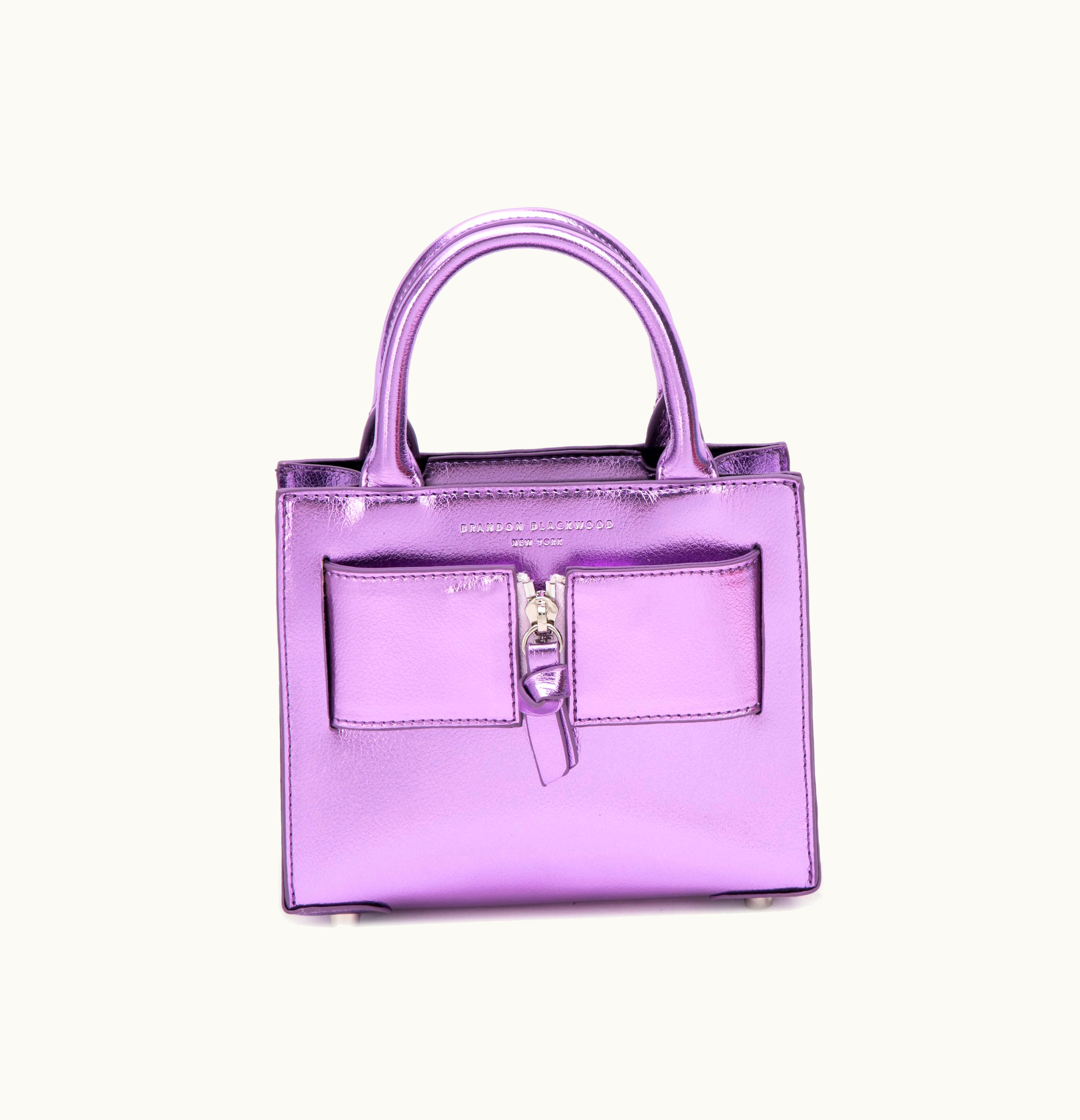 Brandon Blackwood Brandon Blackwood Kuei Bag Metallic Purple