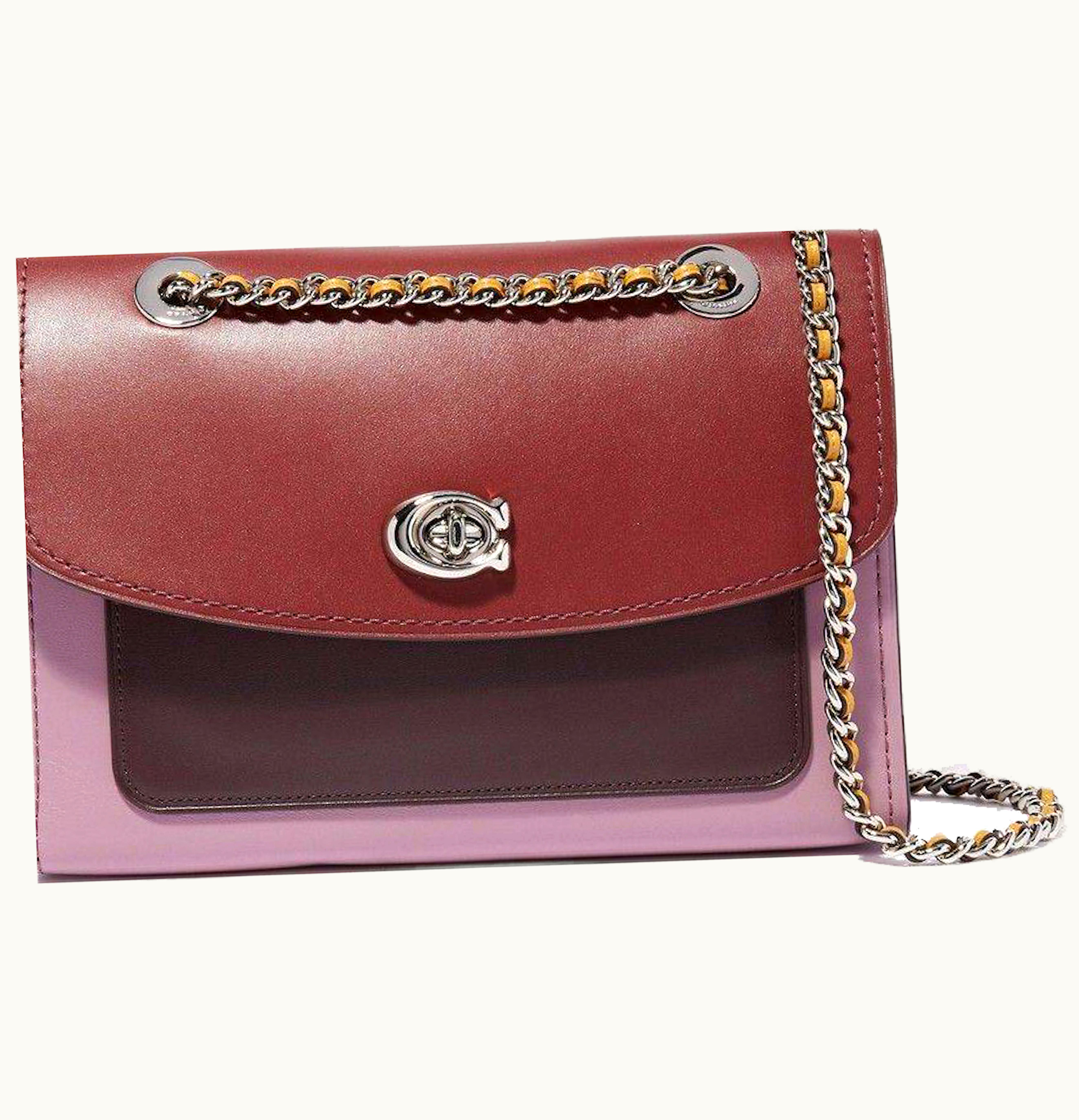 Coach Coach Parker Shoulder Bag Jasmine Multi Purple