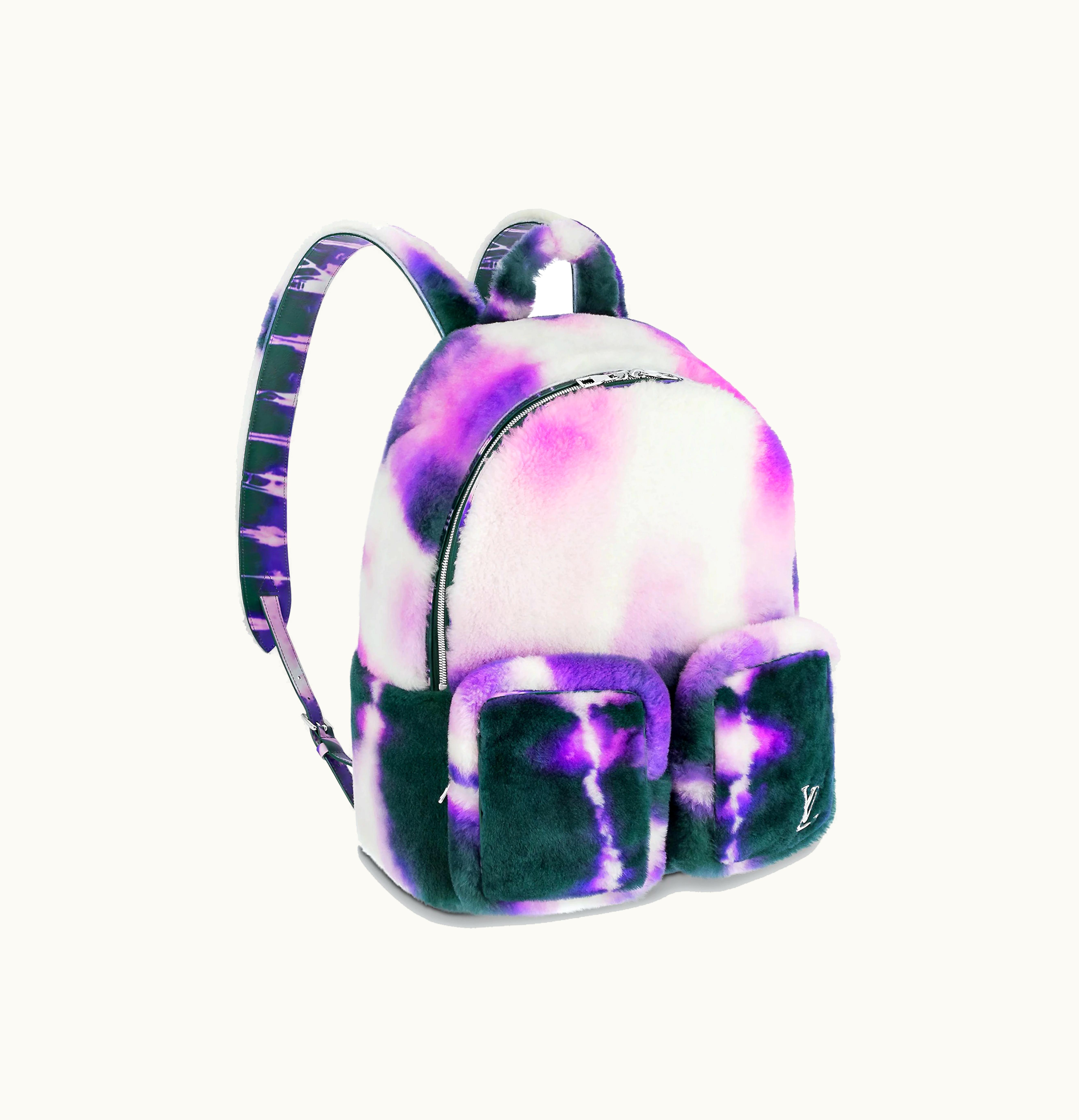 Louis Vuitton Louis Vuitton Backpack Multipocket Tie Dye Purple