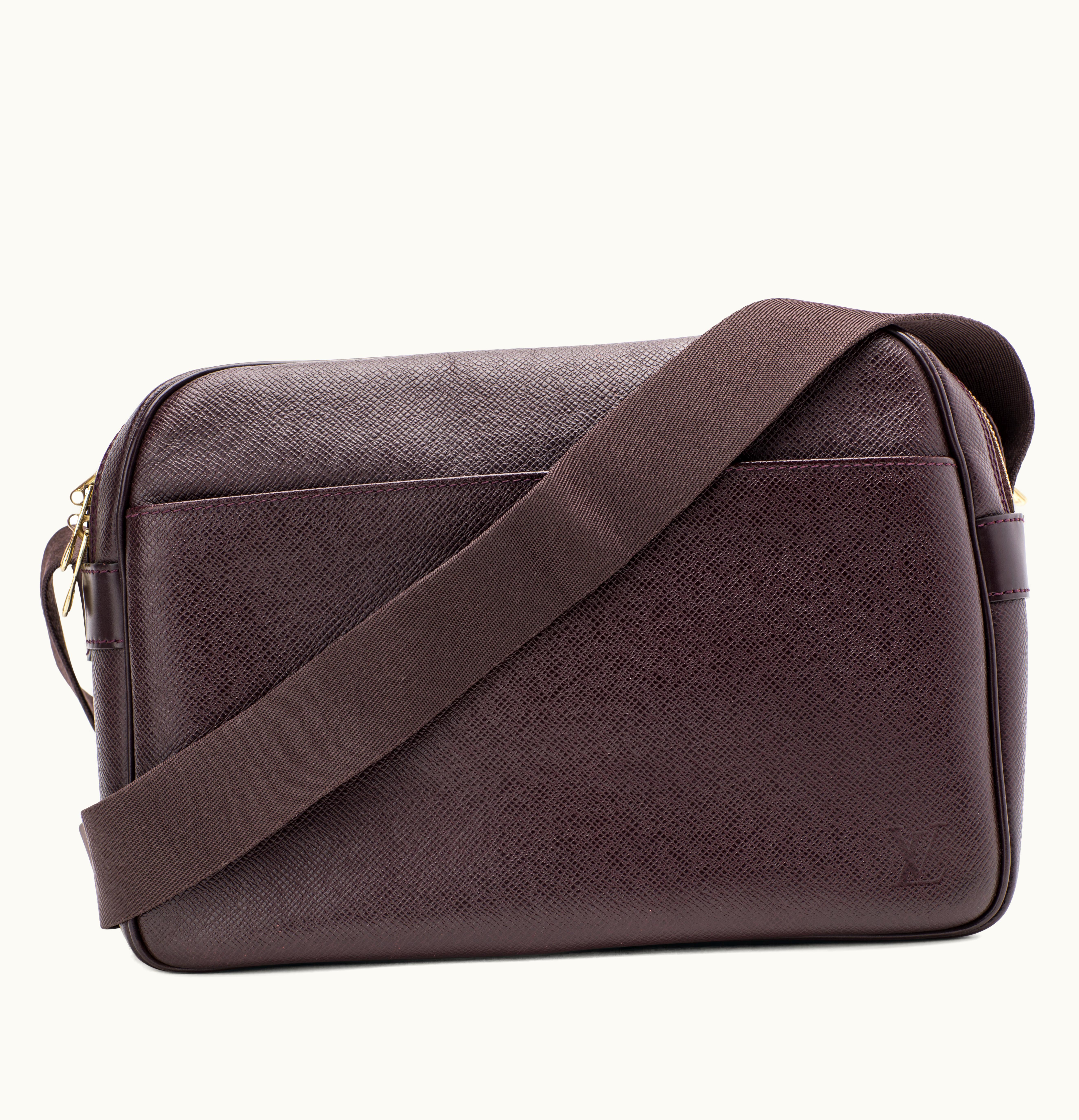 Louis Vuitton Louis Vuitton Reporter Bag Taiga PM Burgundy