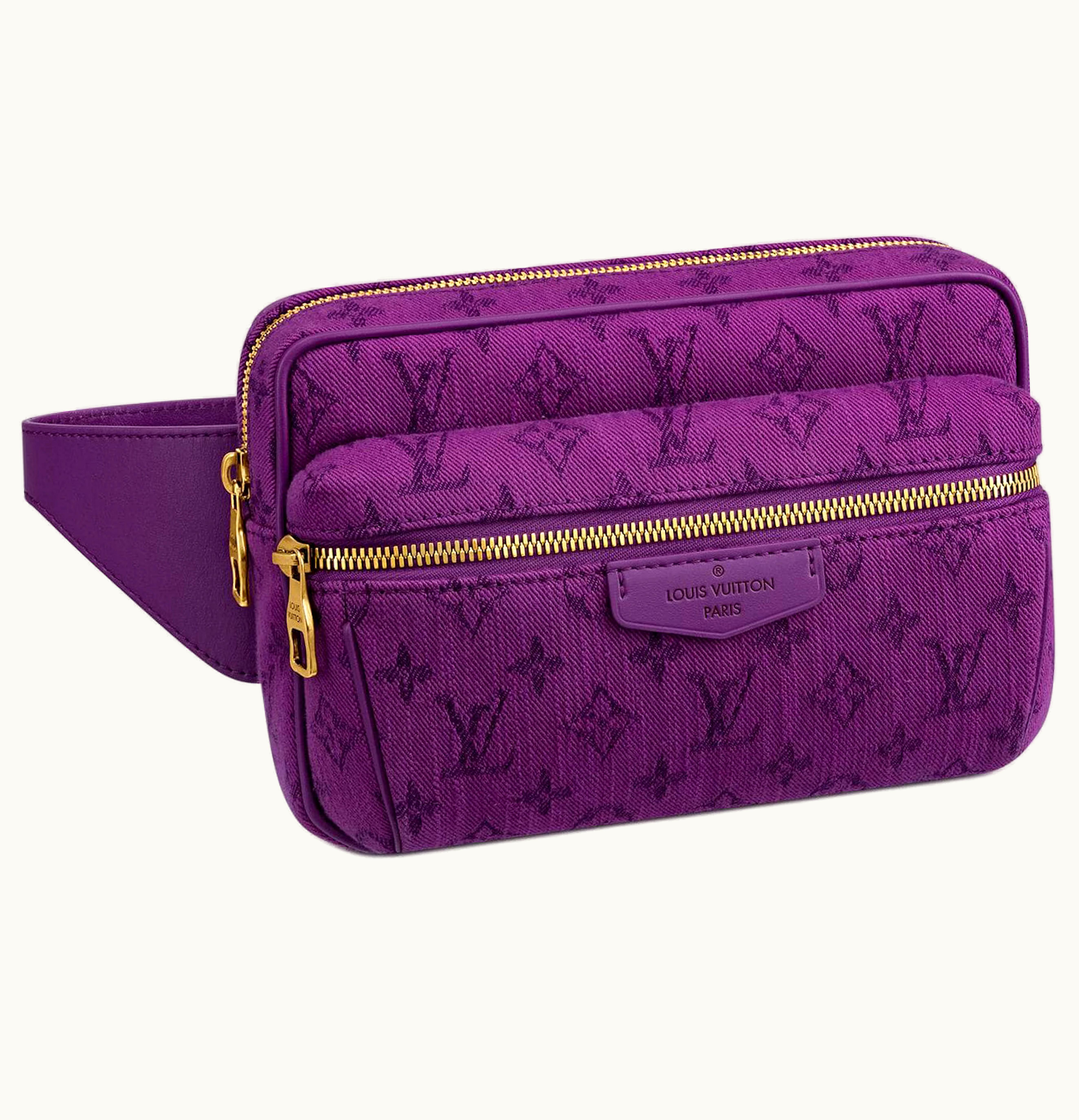 Louis Vuitton Louis Vuitton Outdoor Bumbag Monogram Denim Purple