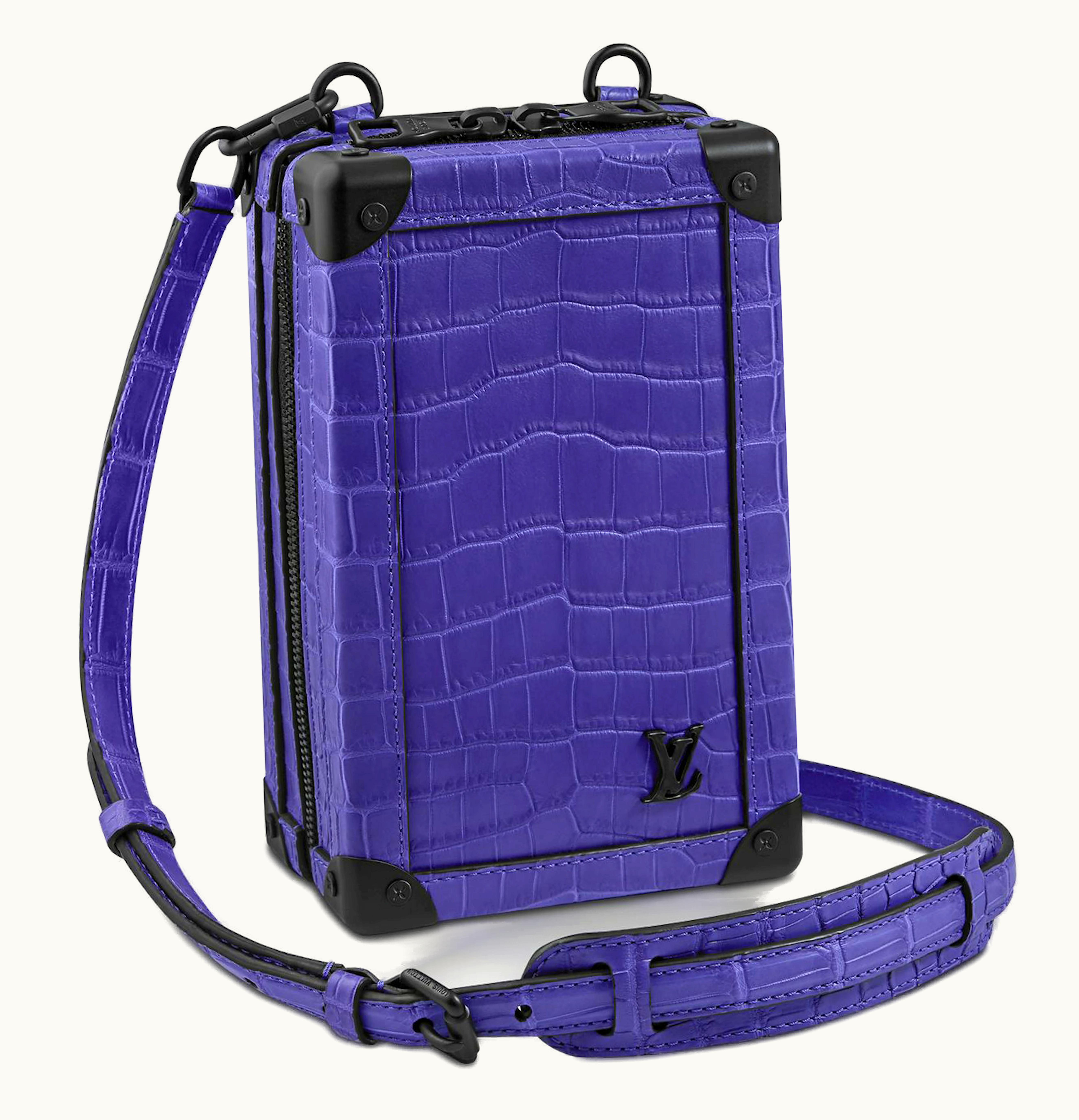 Louis Vuitton Louis Vuitton Vertical Soft Trunk Alligator Purple