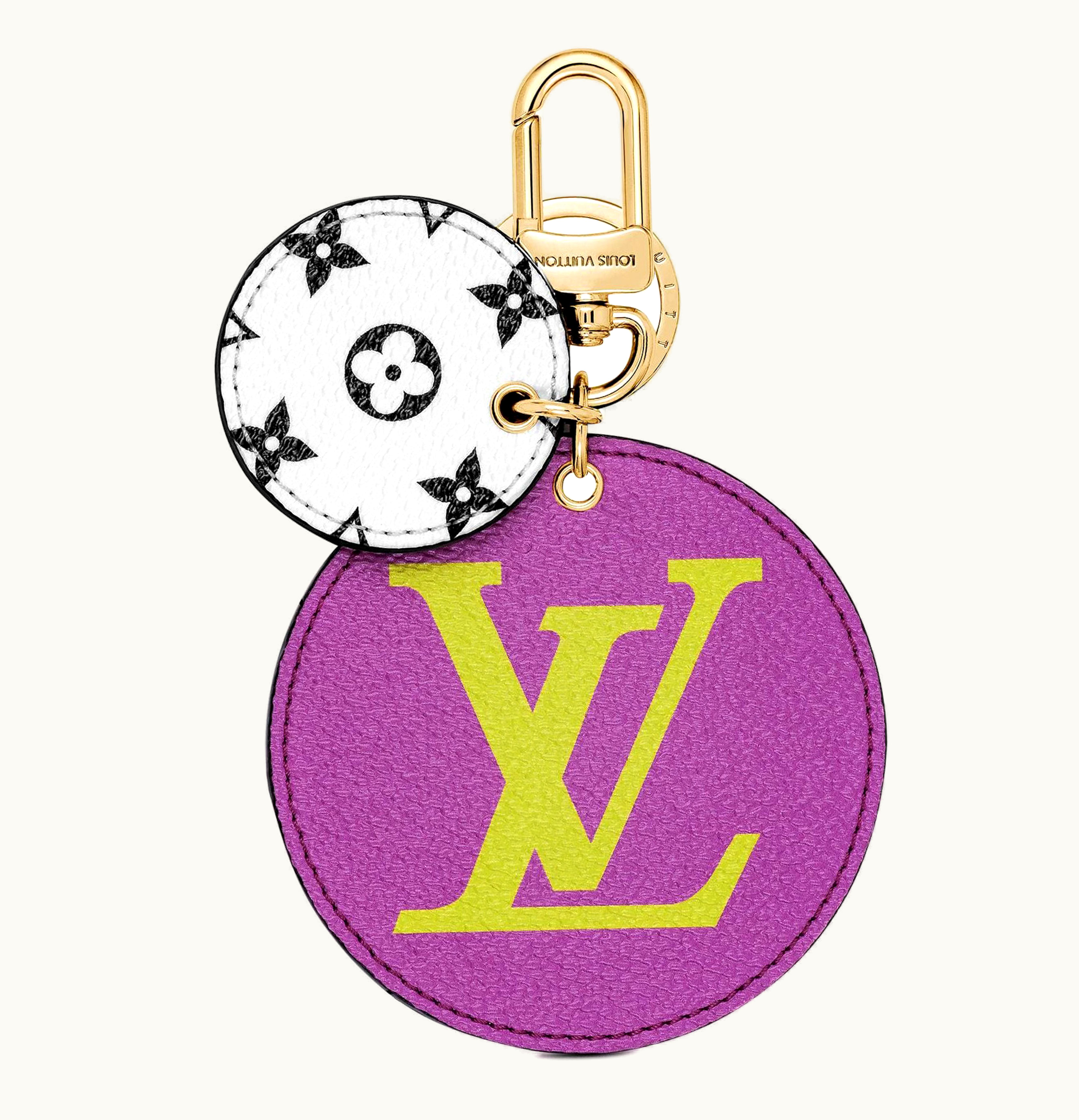 Louis Vuitton Louis Vuitton Bag Charm and Key Holder Giant Monogram Lilac