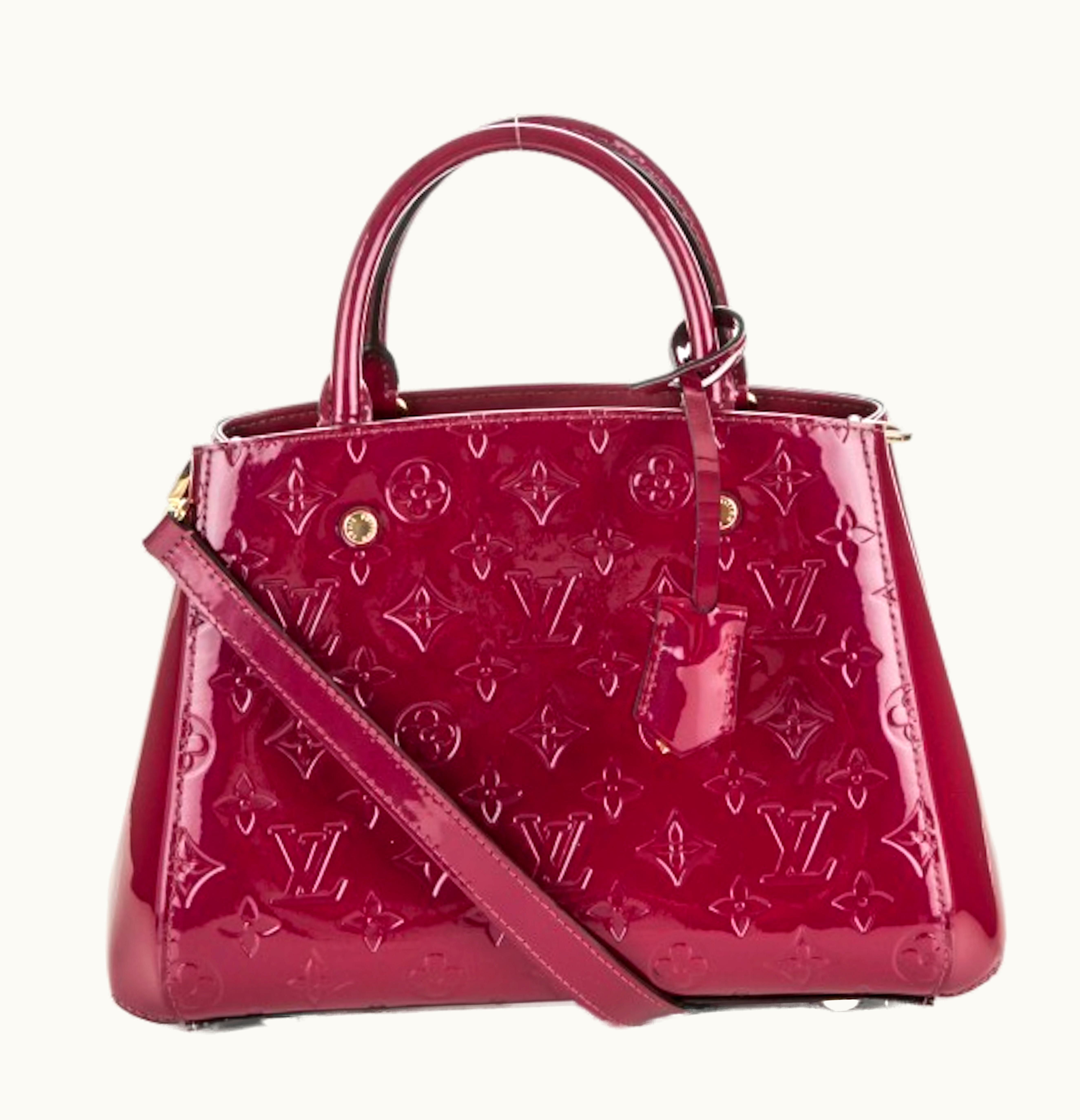 Louis Vuitton Louis Vuitton Montaigne Monogram Vernis BB Magenta