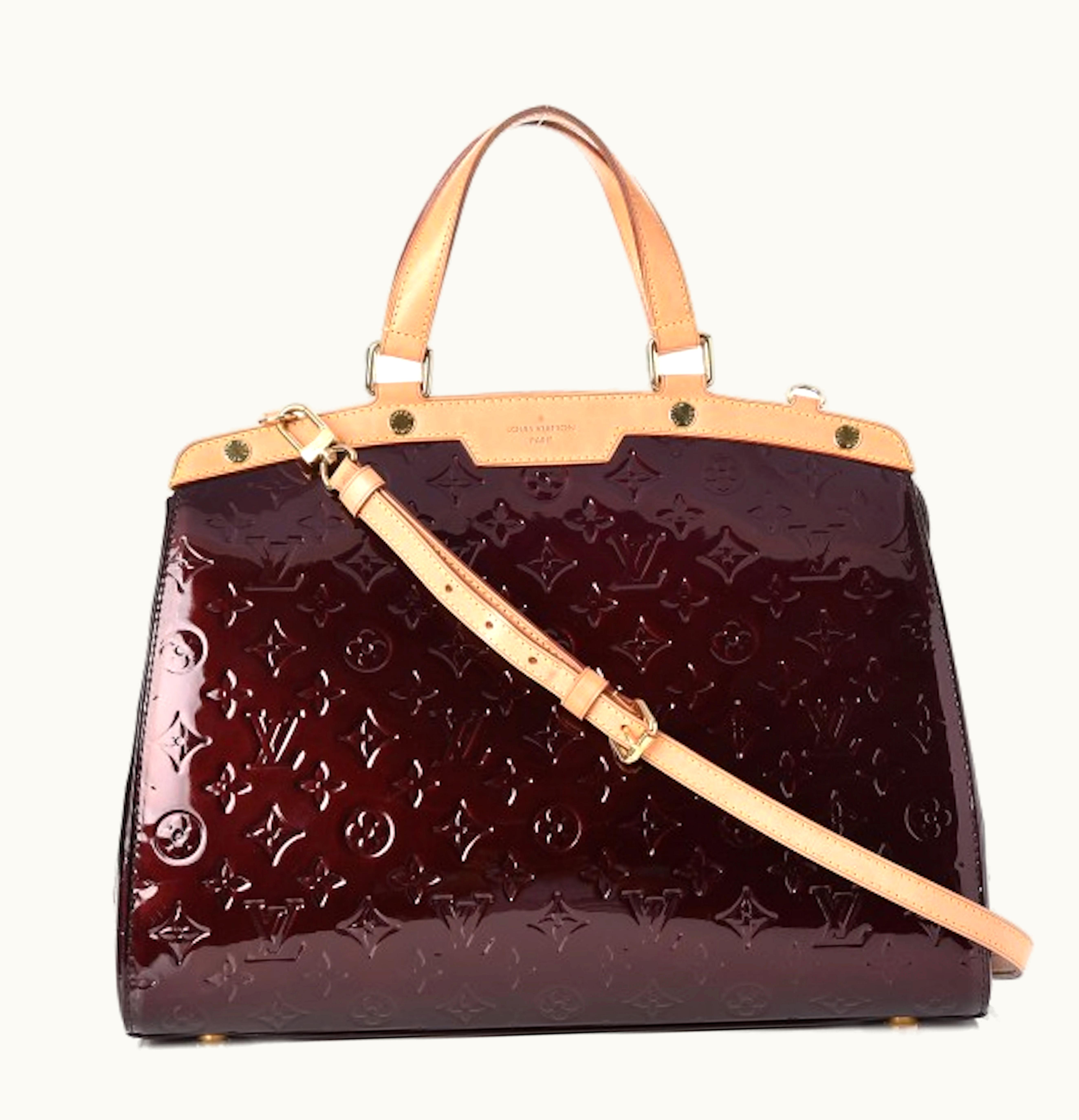 Louis Vuitton Louis Vuitton Tote Brea Monogram Vernis GM Amarante
