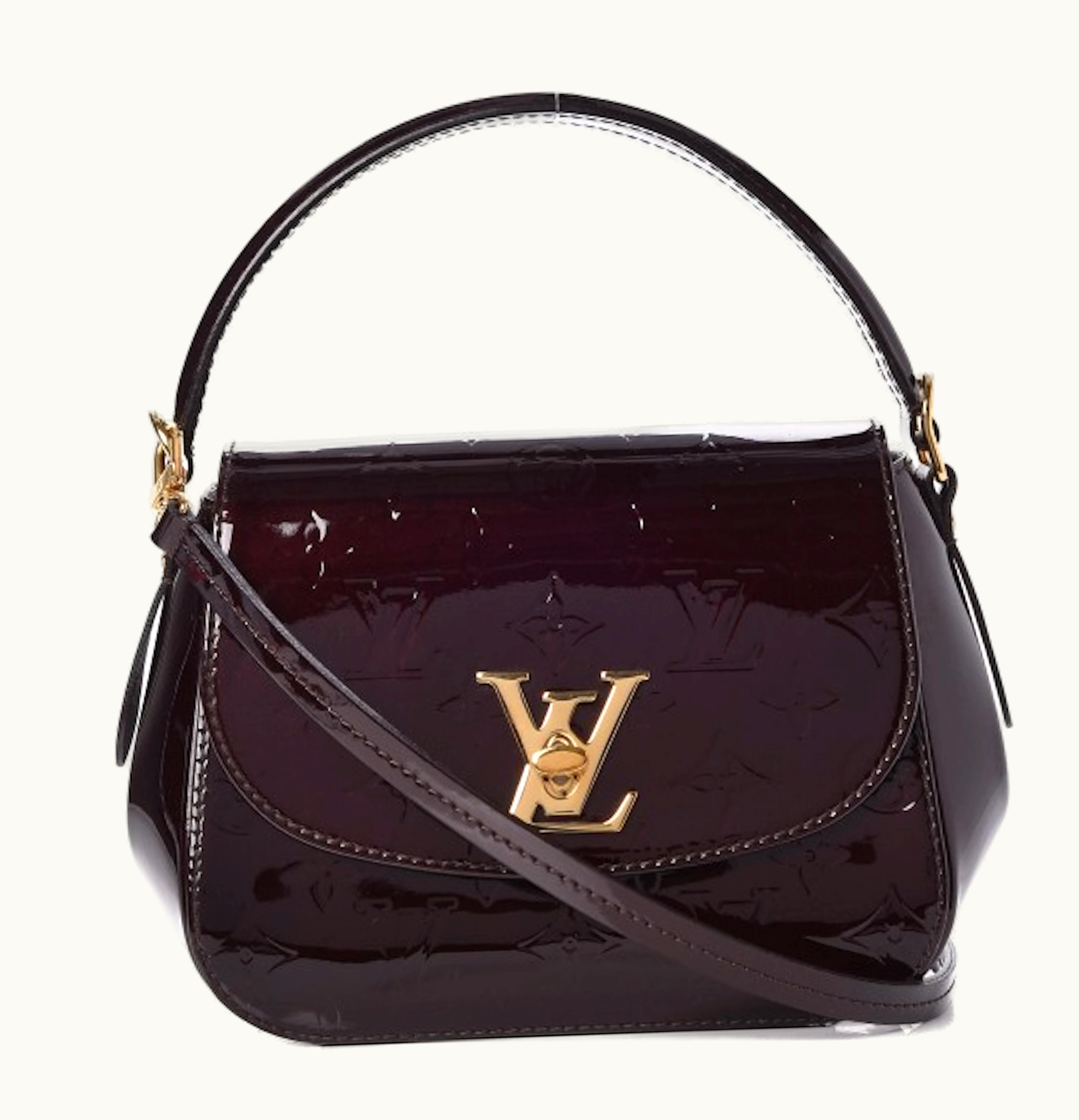 Louis Vuitton Louis Vuitton Flap Pasadena Monogram Vernis Amarante