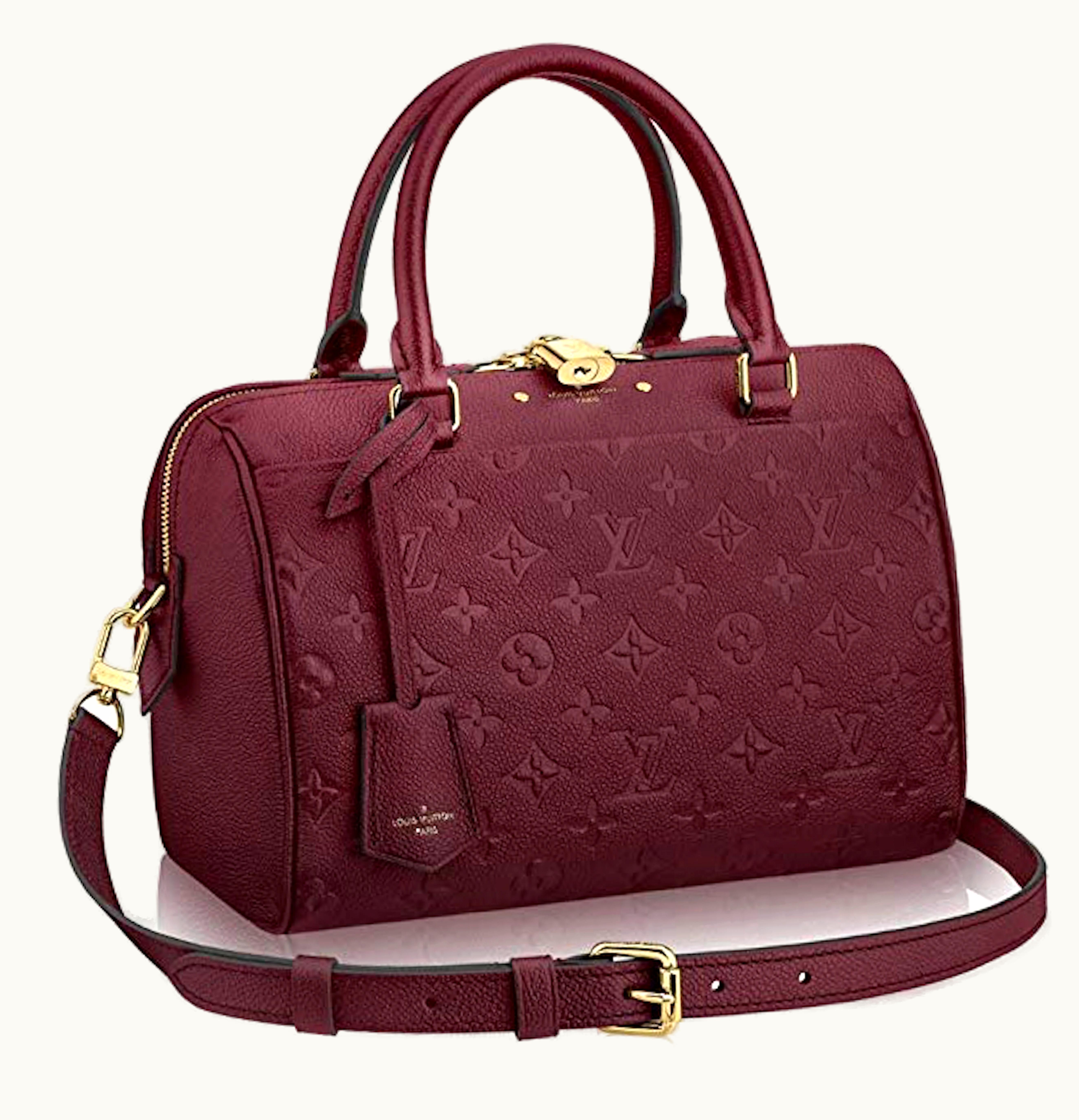 Louis Vuitton Louis Vuitton Speedy Bandouliere 20 Monogram Empreinte Raisin