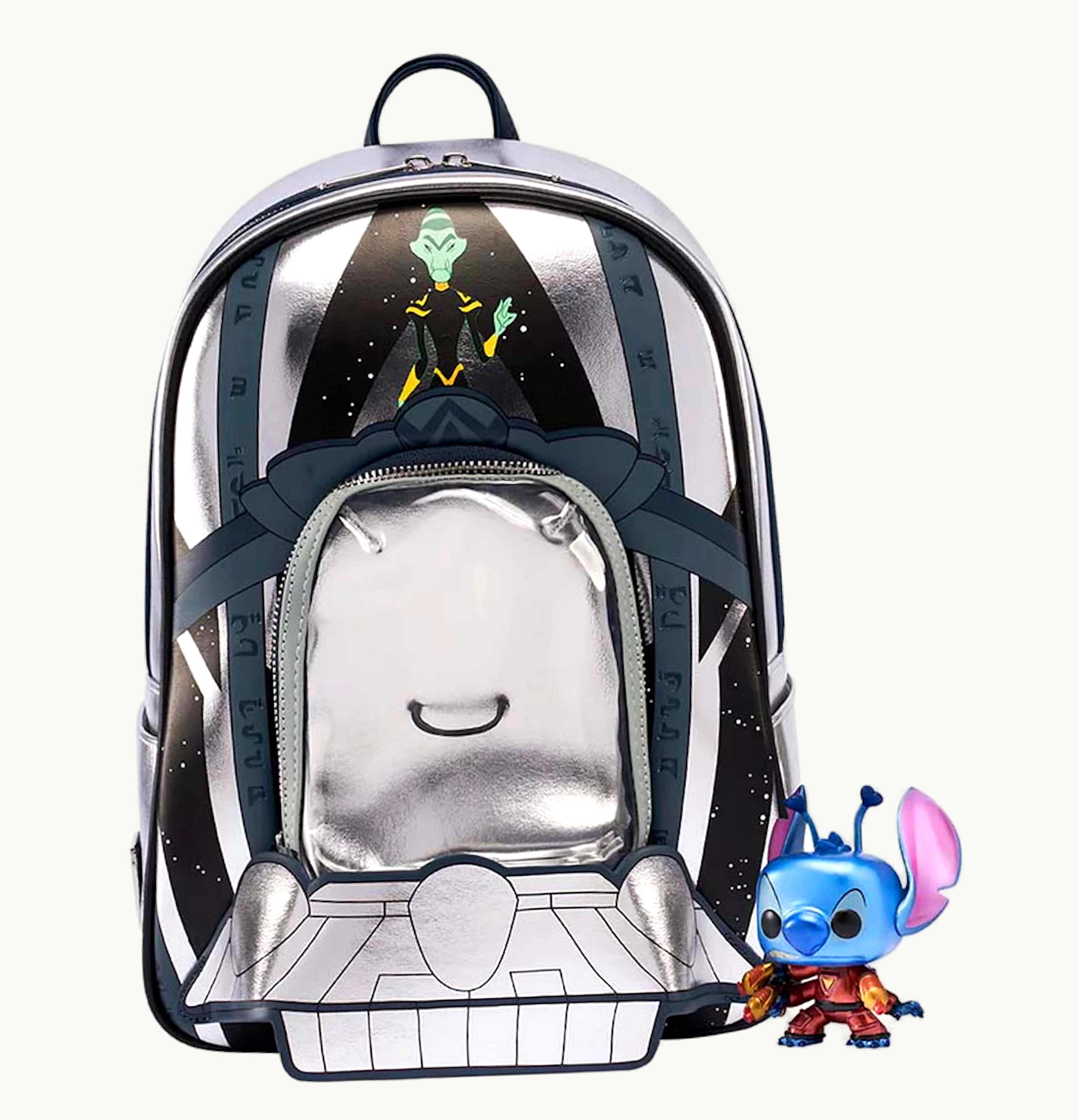 Funko Funko Pop Bundle Exclusive Stitch Experiment 626 Metallic Pop and Light Up Mini Backpack