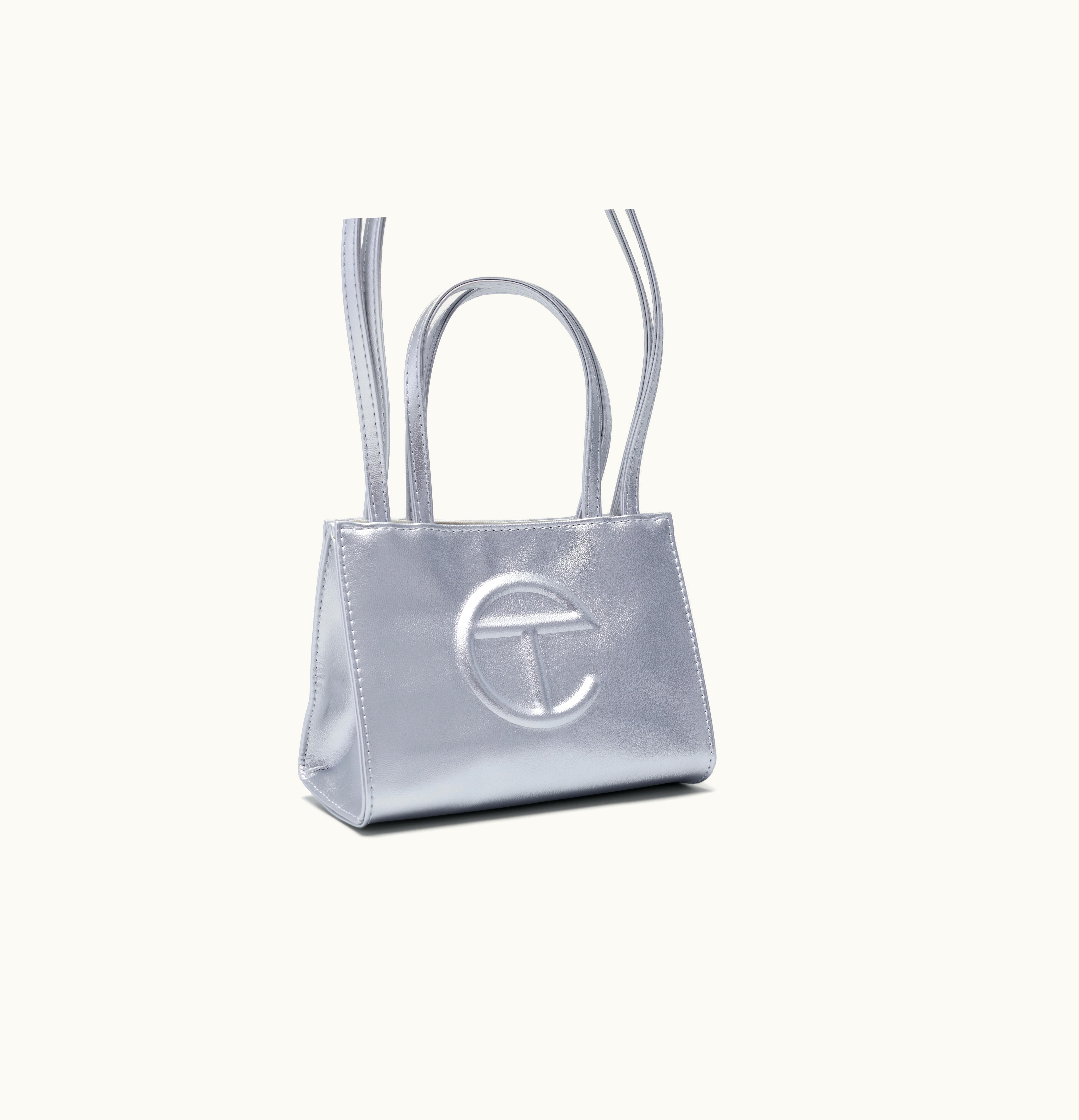 Telfar Telfar Shopping Bag Small Silver