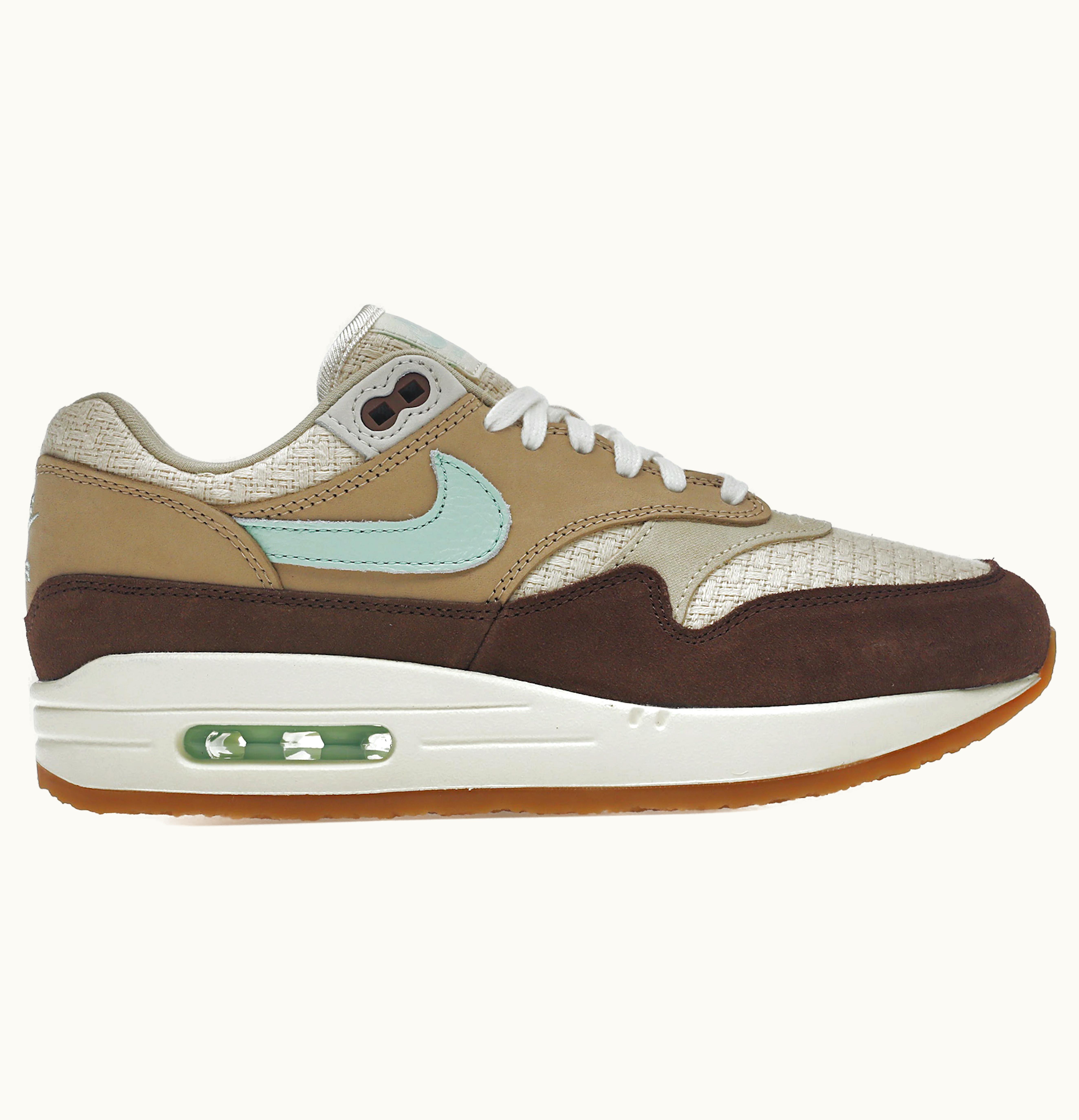 Nike Nike Air Max 1 Crepe Medium Brown Mint Foam Mushroom Muslin