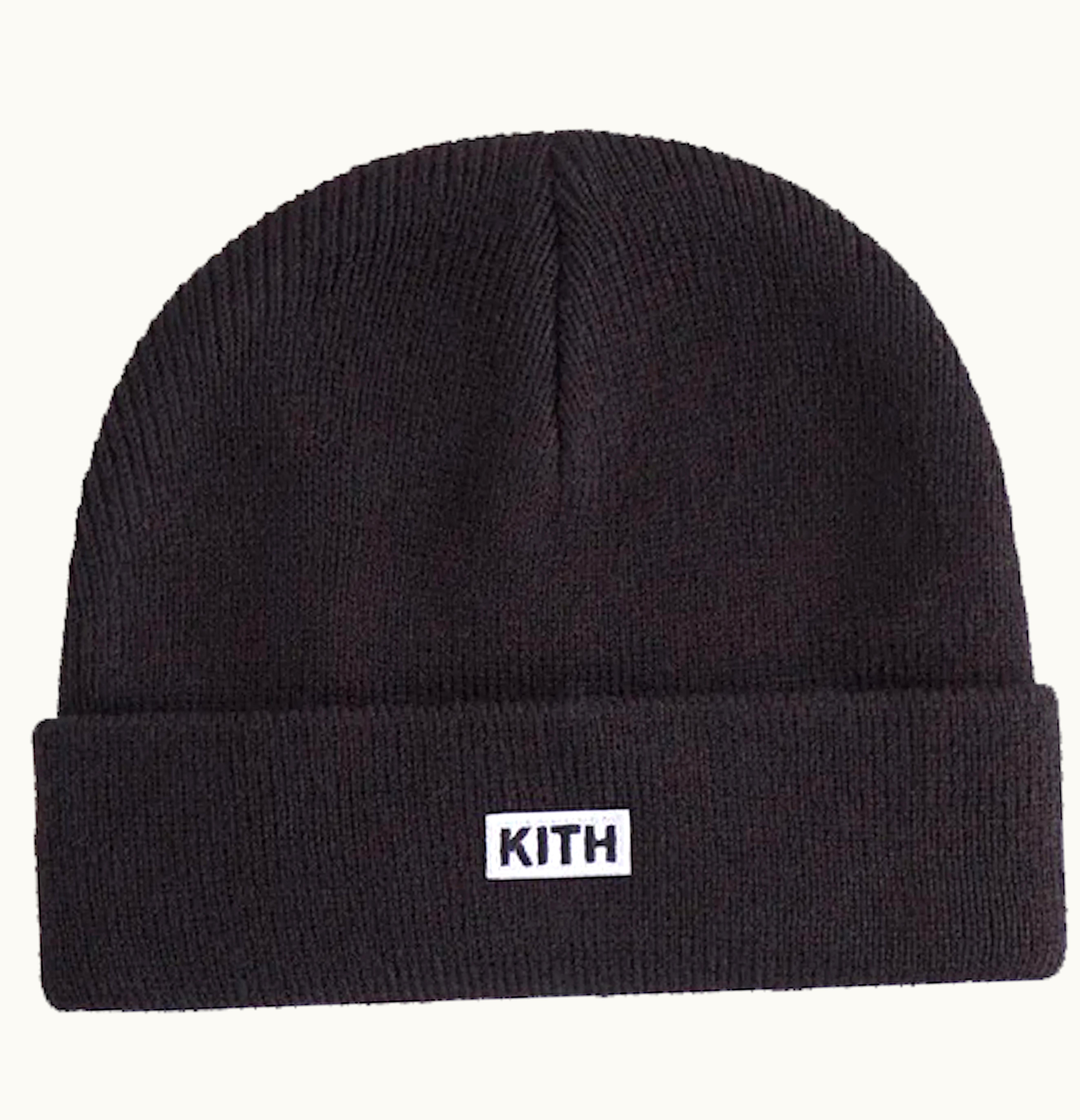 Kith Kith Kids Toddler Classic Logo Rib Beanie Black