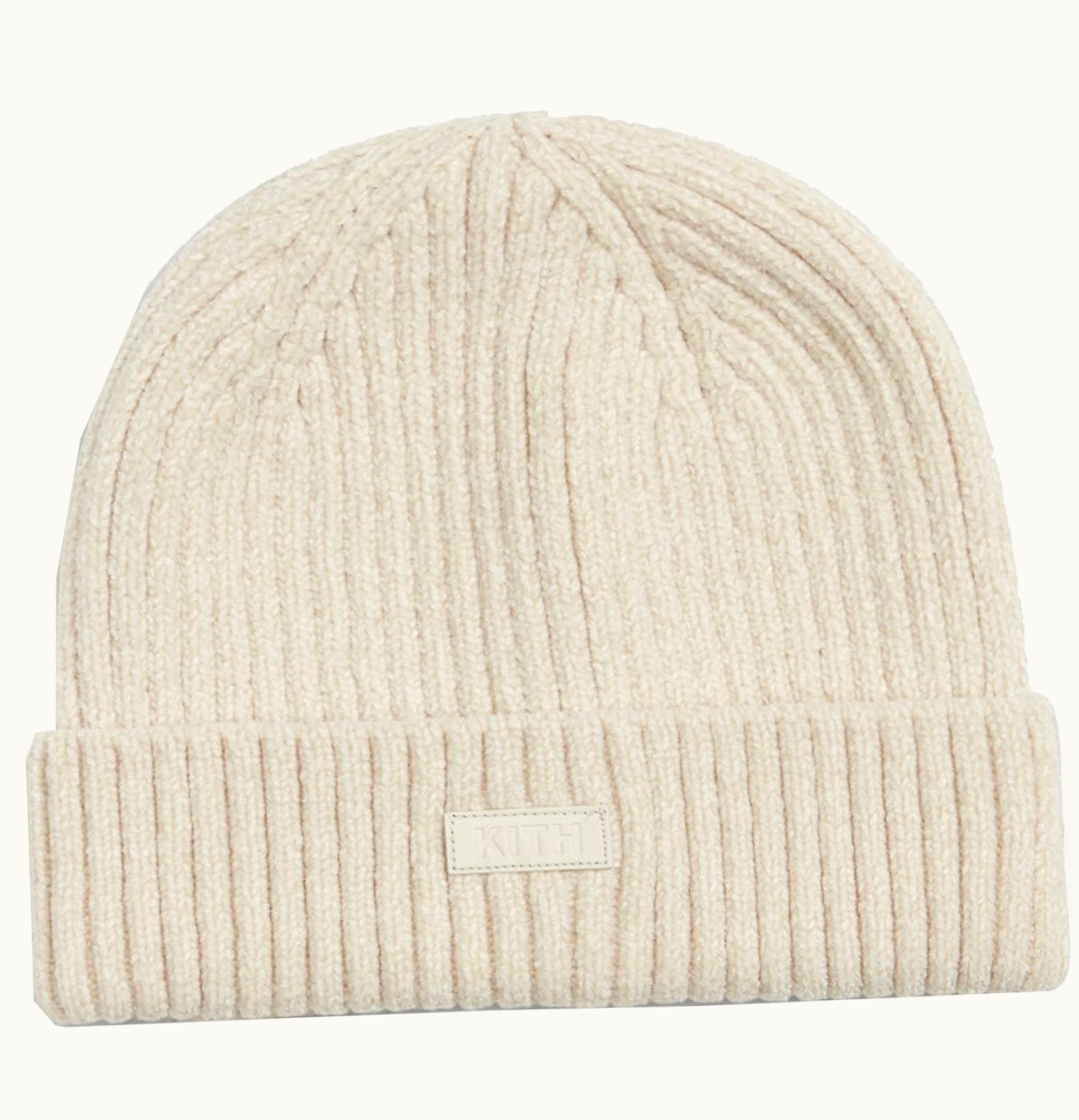 Kith Kith Chenille Beanie White