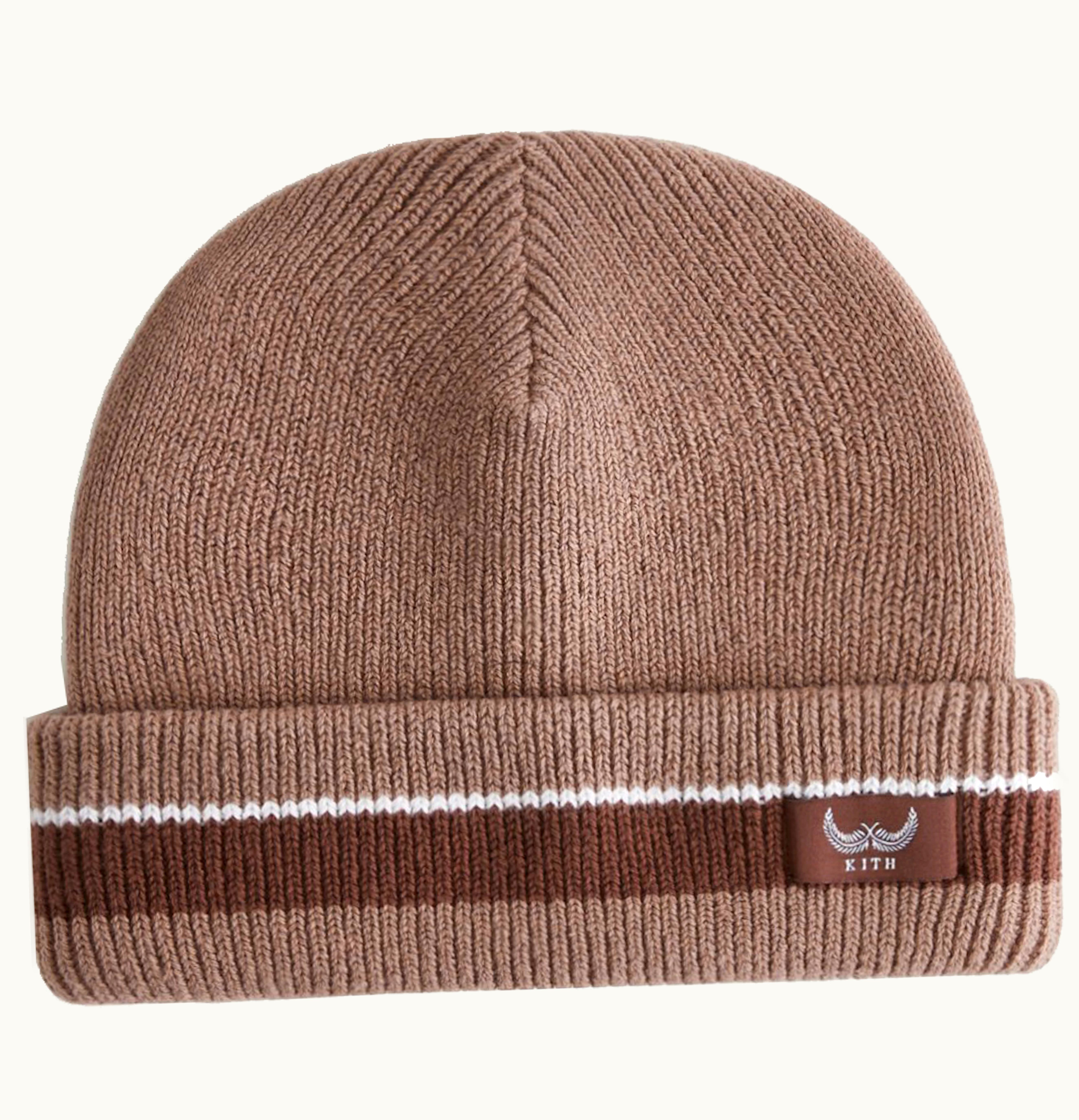 Kith Kith Striped Beanie Dusty Mauve