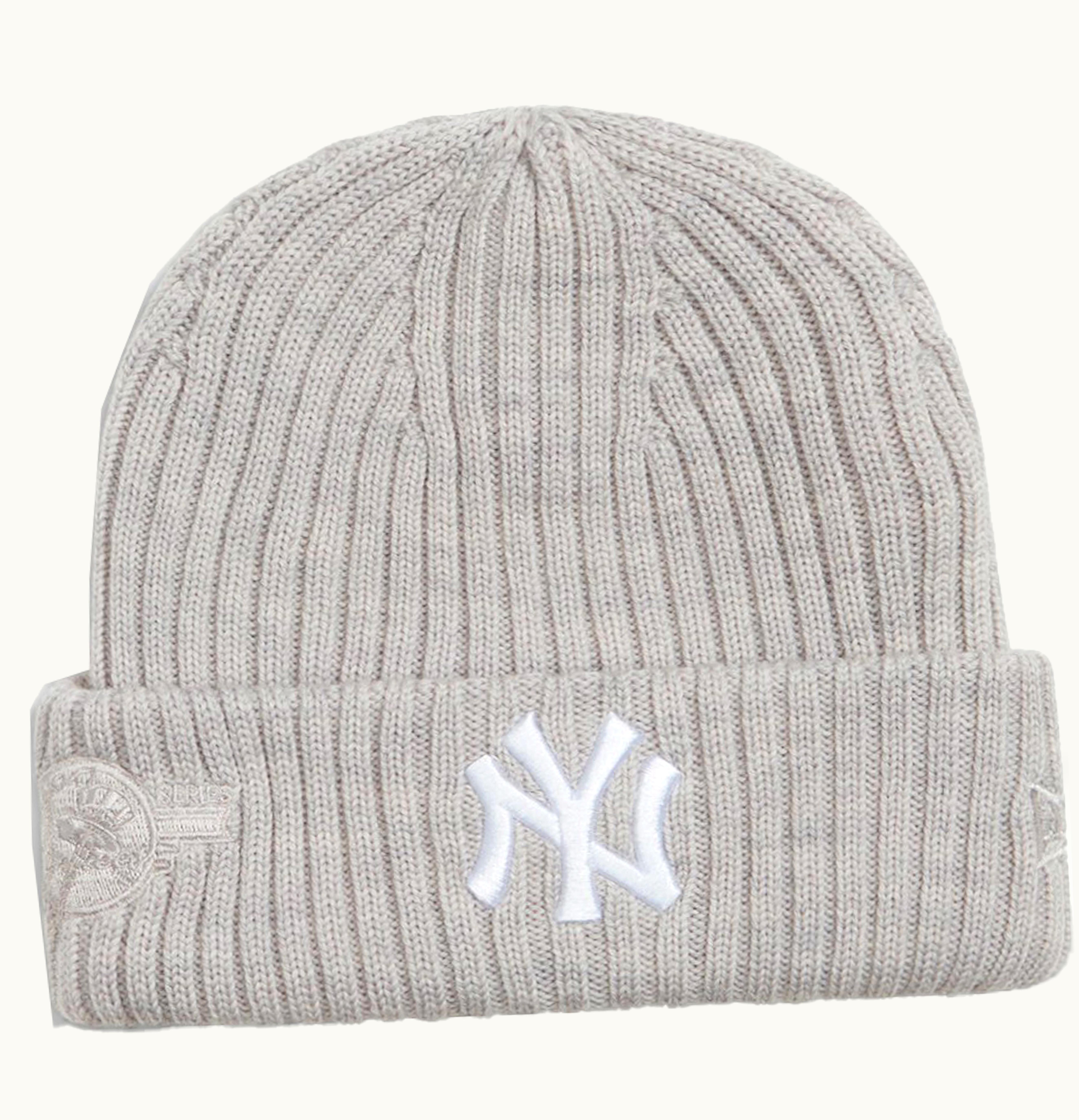 Kith Kith New Era for New York Yankees Beanie Light Heather Grey