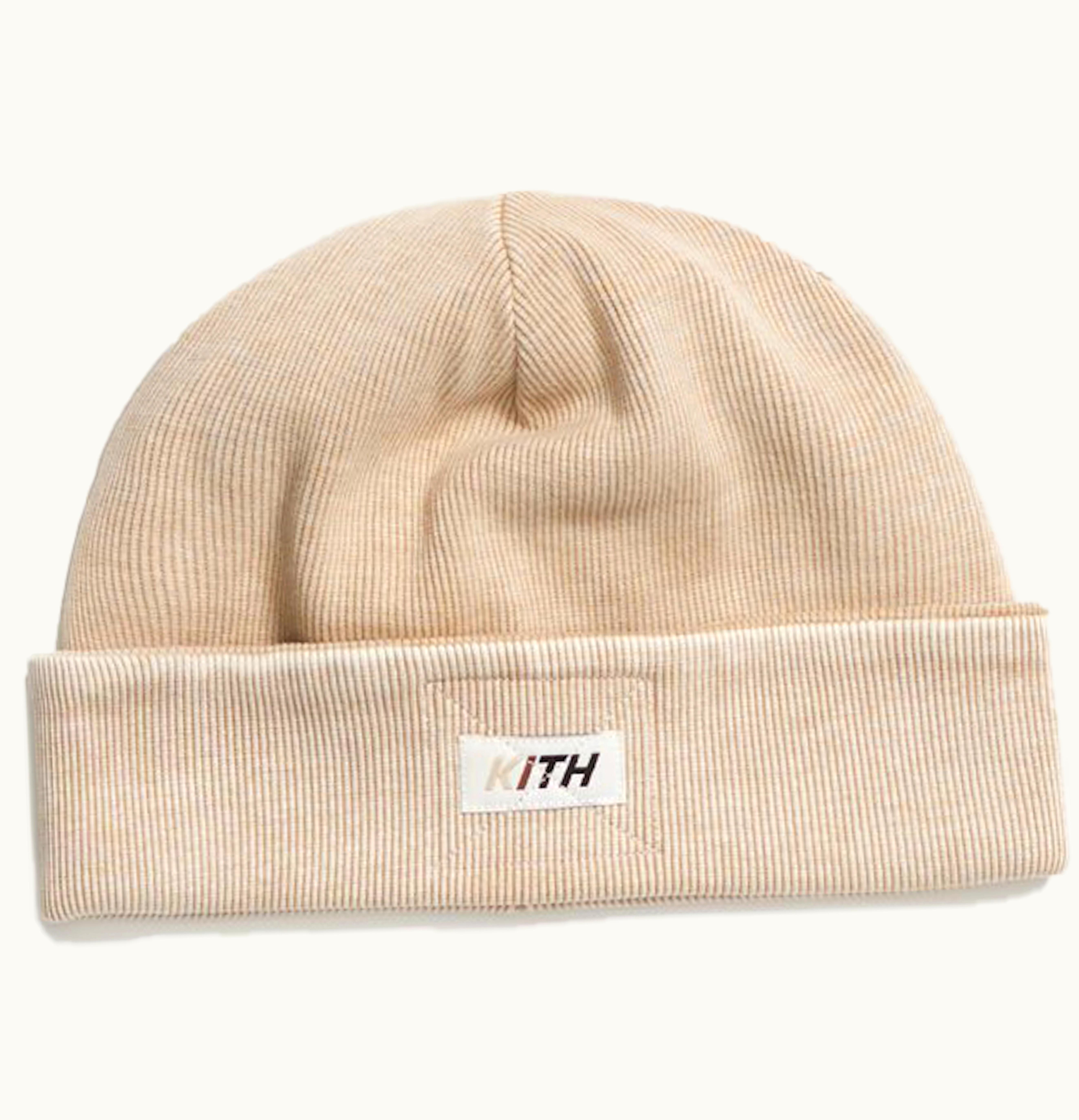 Kith Kith Cuff Beanie White Pepper