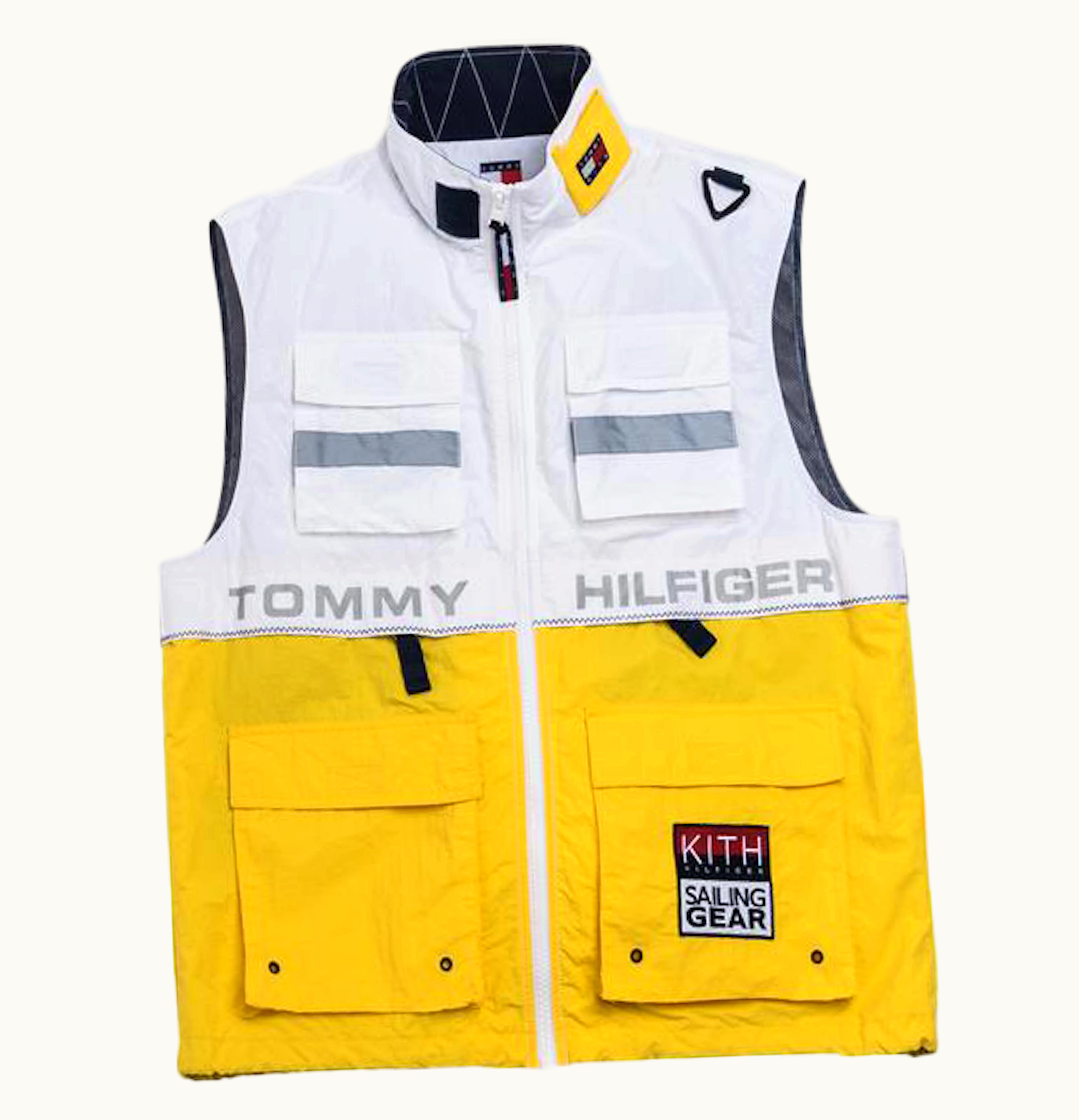 Kith Kith x Tommy Hilfiger Sailing Utility Vest White Yellow