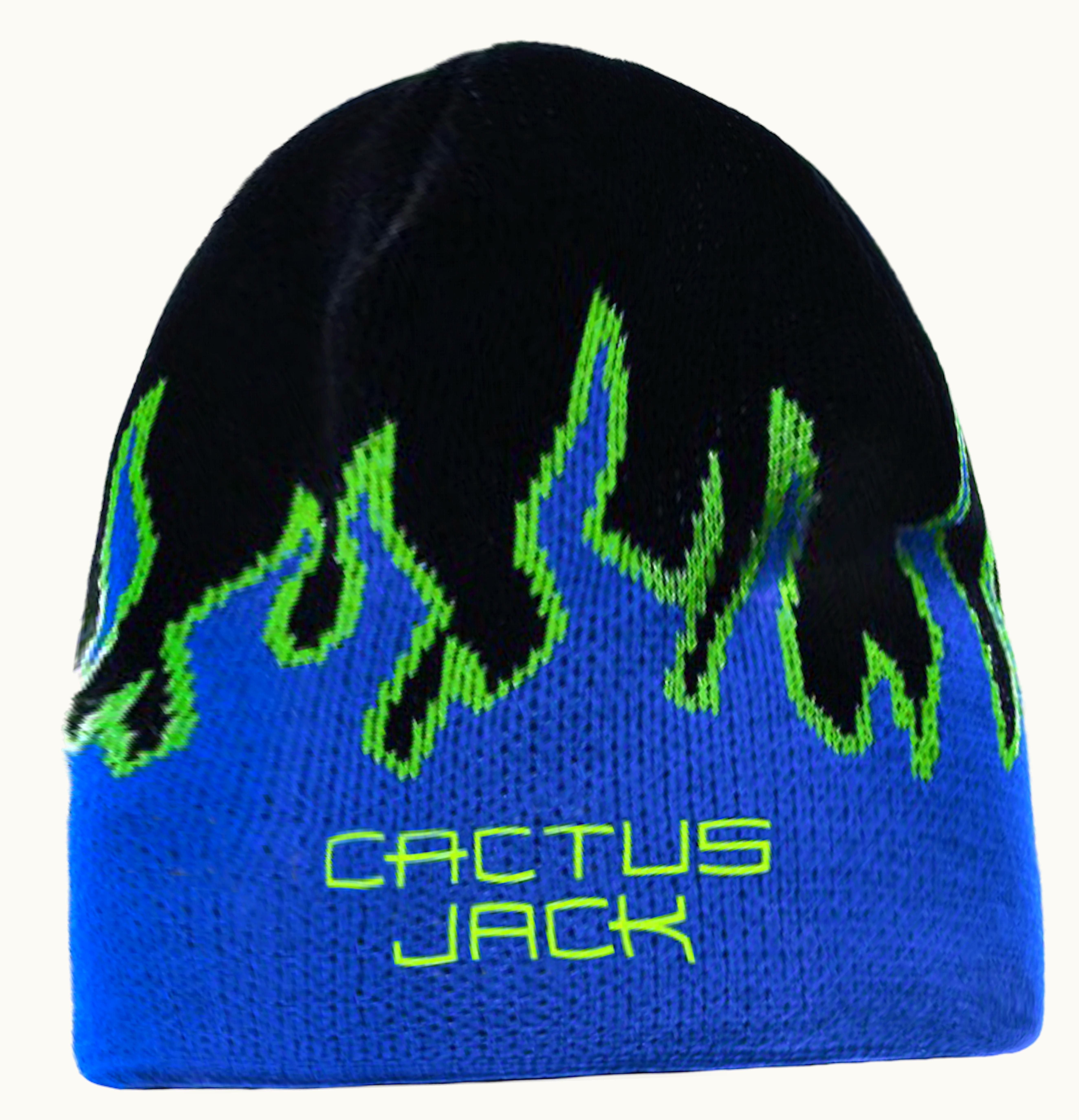 Travis Scott Travis Scott CJ Digital Logo Beanie Black Blue