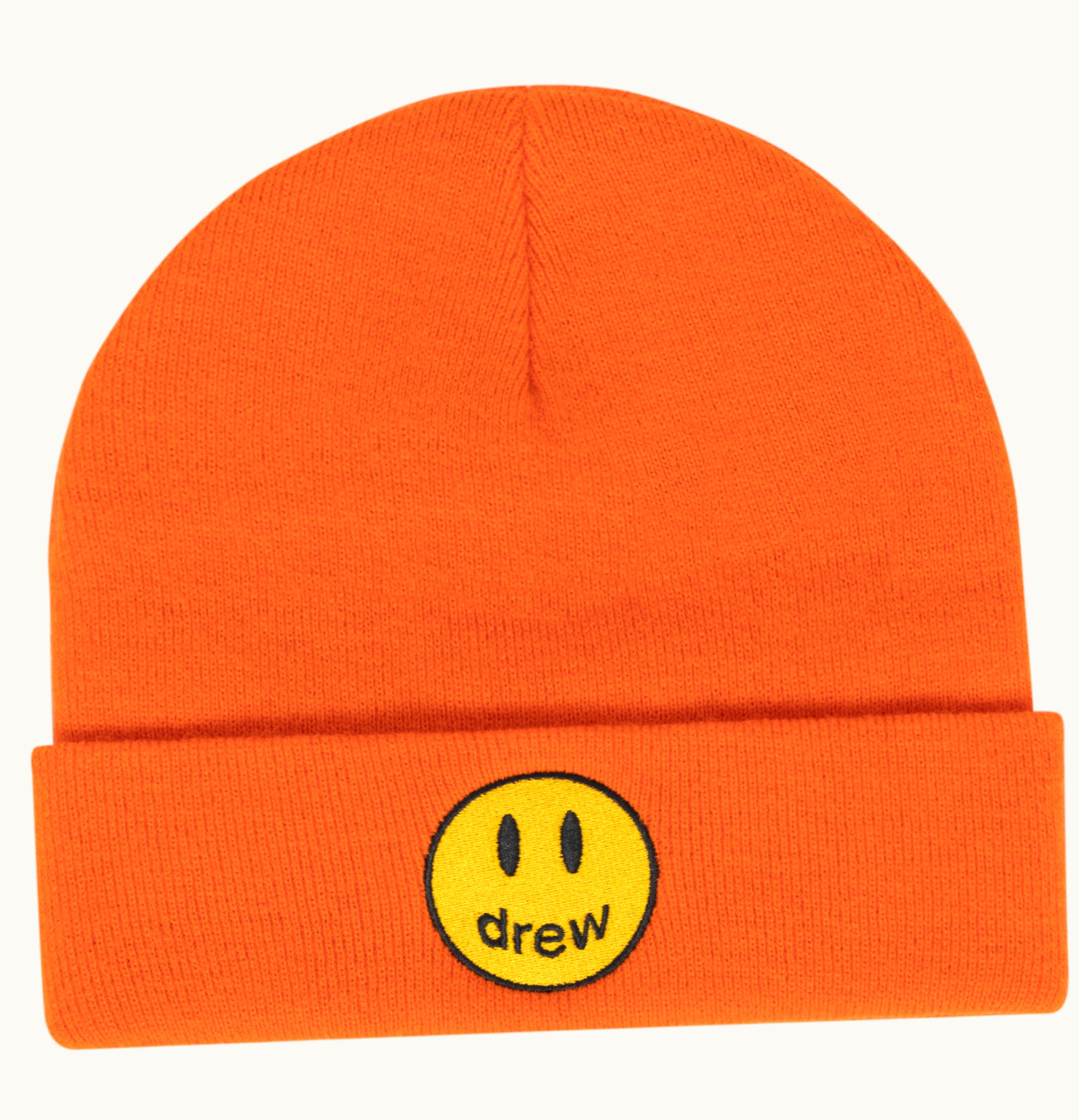 drew house drew house mascot rib beanie orange