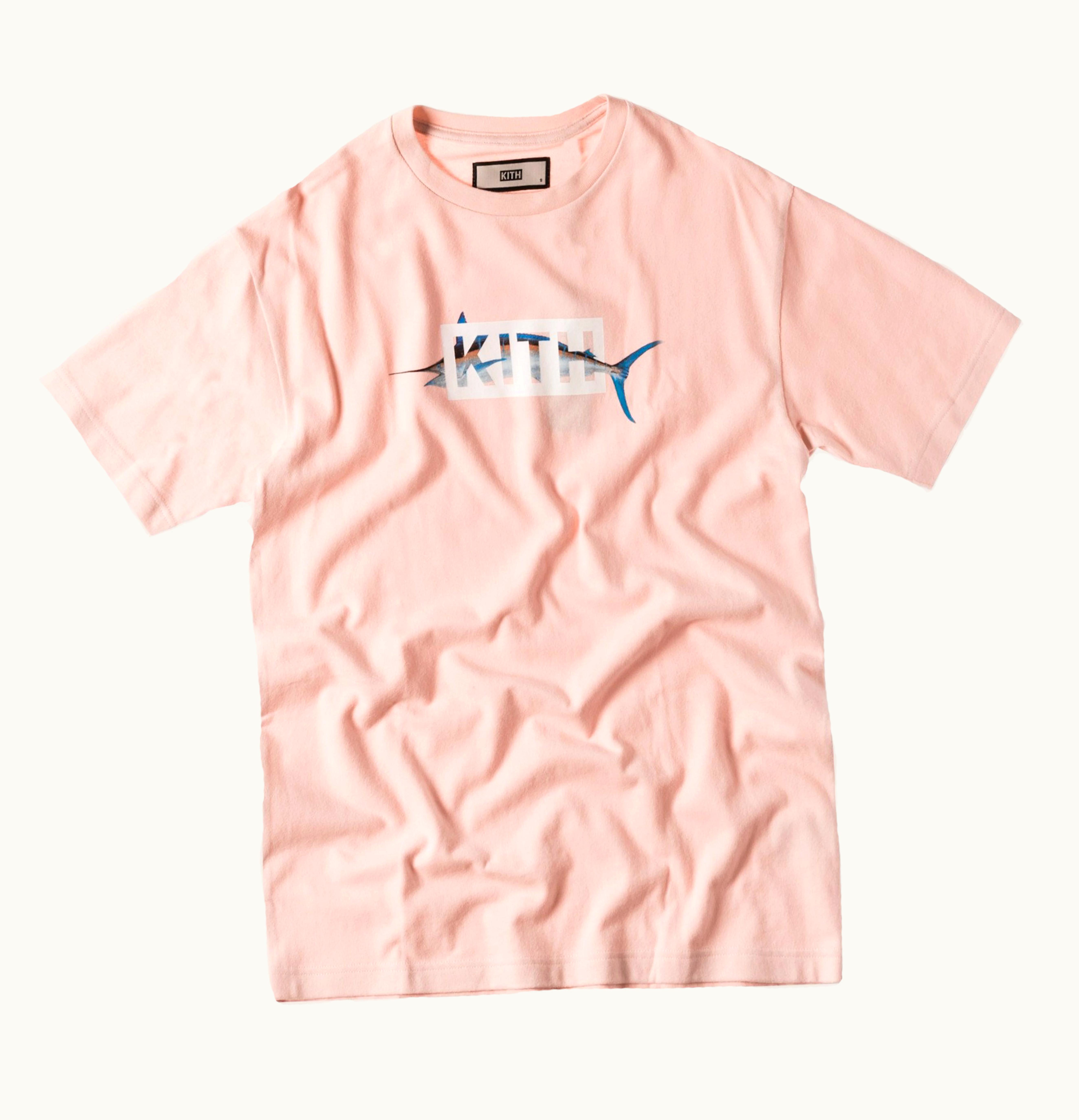 Kith Kith Marlin Classic Logo Tee Pink