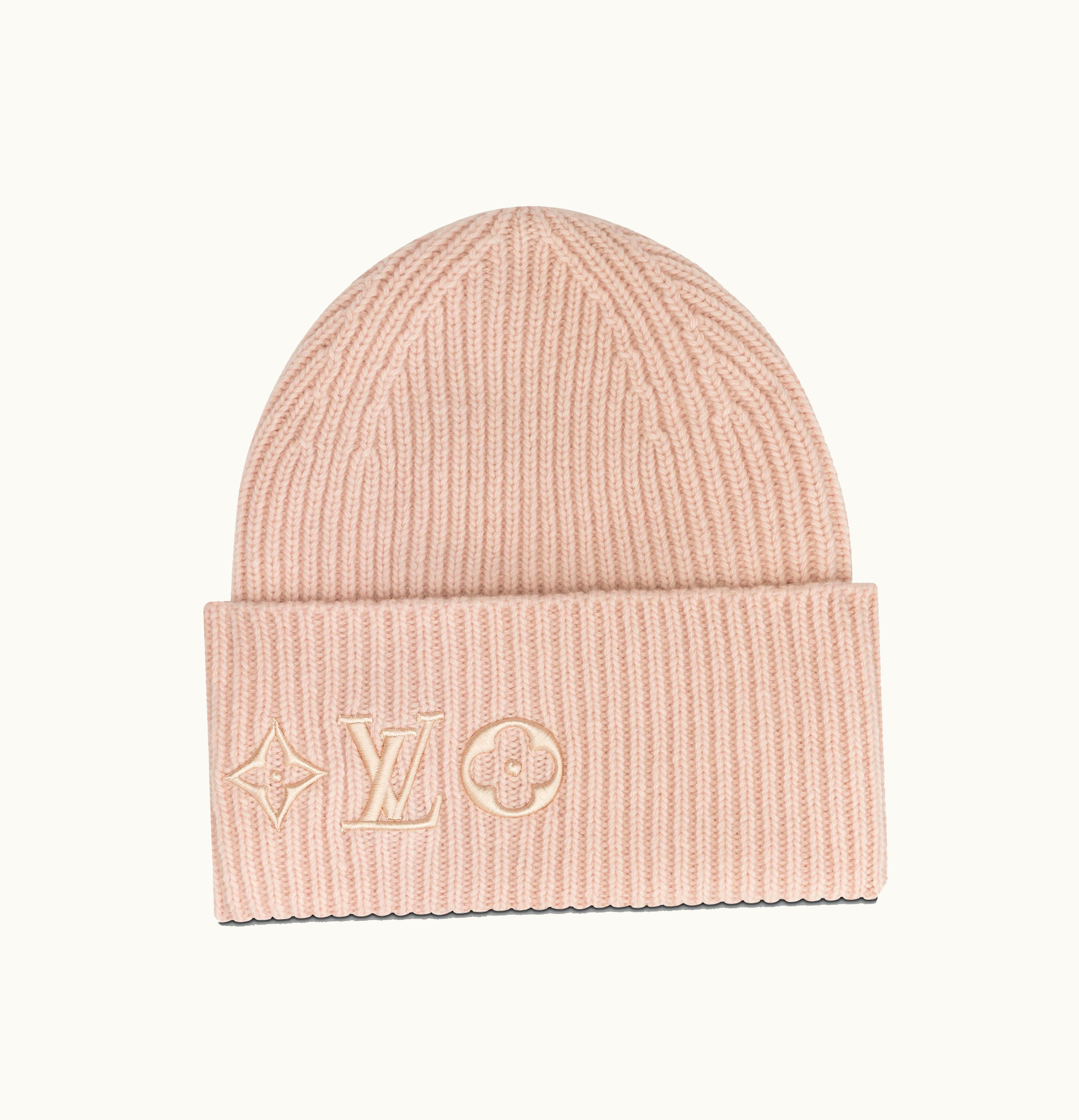 Louis Vuitton Louis Vuitton LV Headline Beanie Light Pink