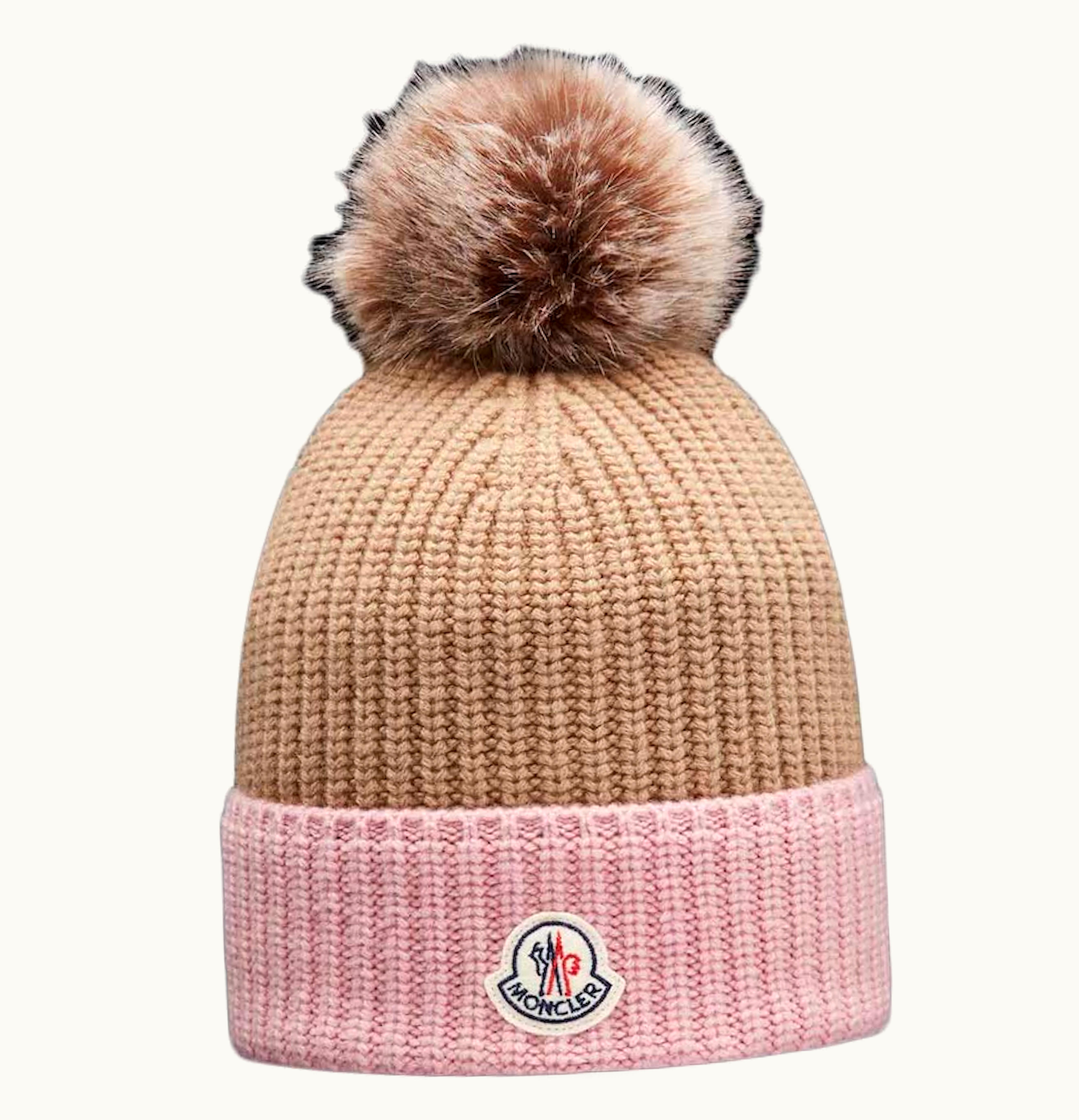 Moncler Moncler Pom Pom Beanie Dark Antique Pink