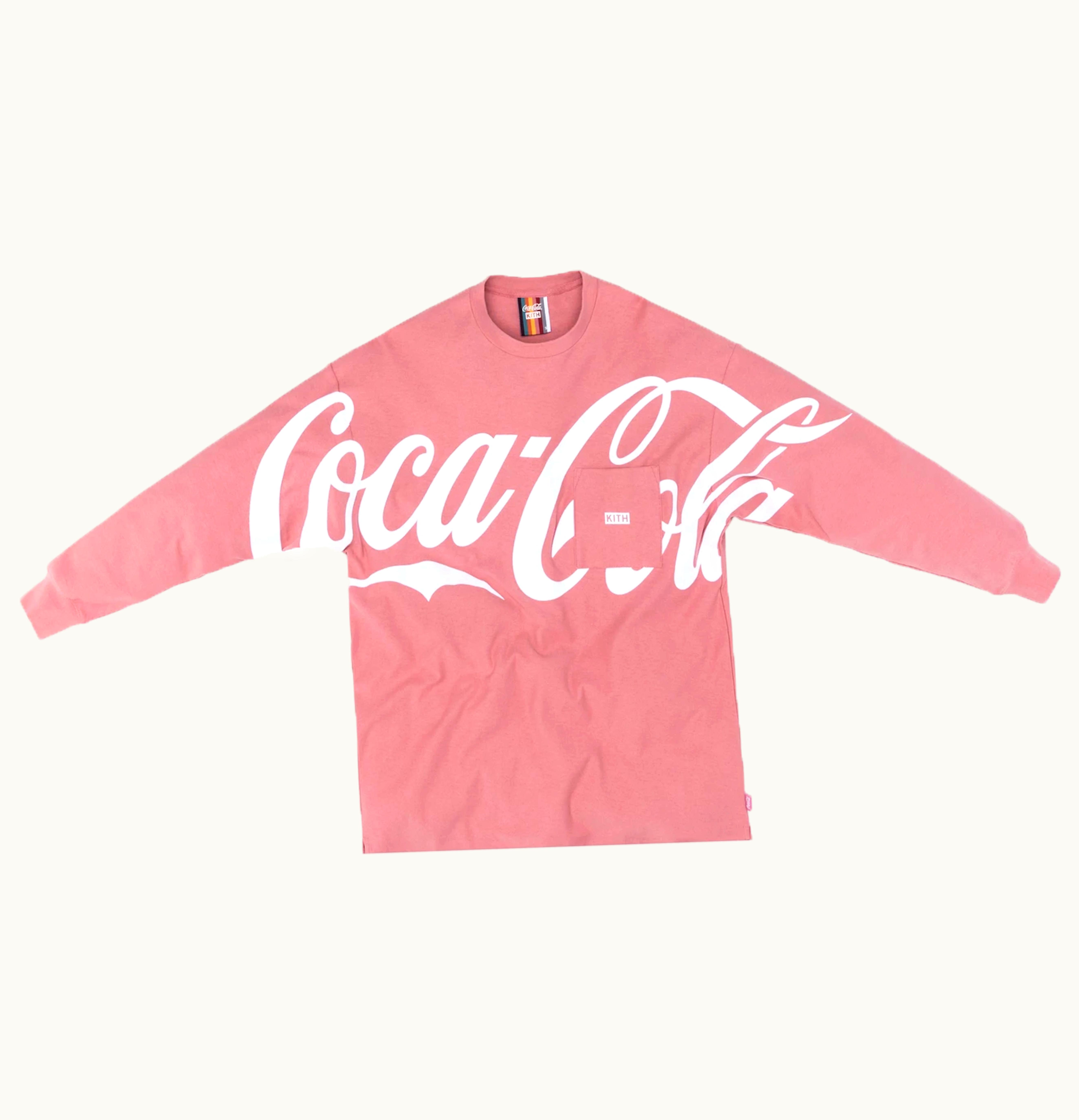 Kith Kith x Coca Cola Quinn L S Tee Pink
