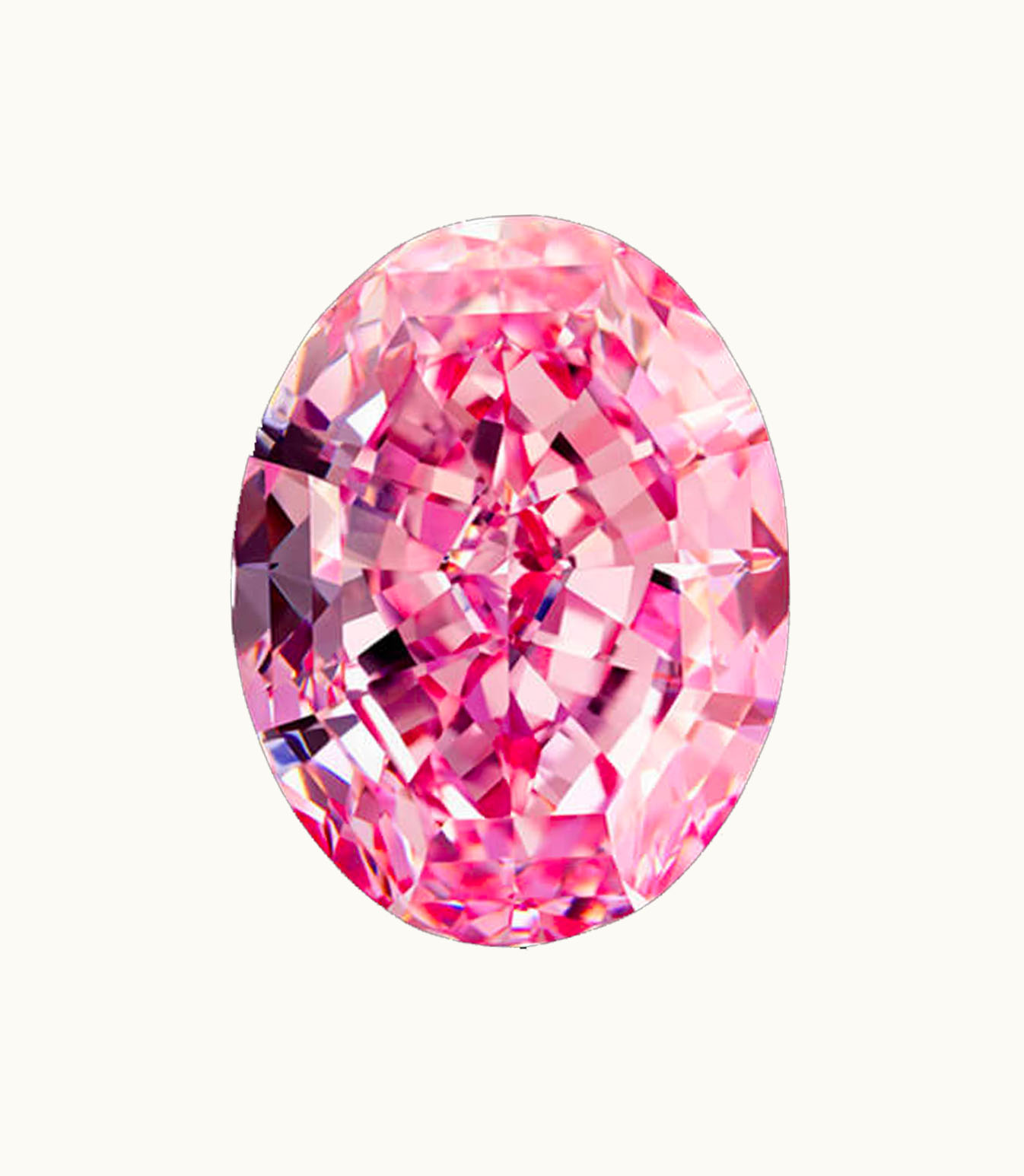 Loose Pink Diamonds Oval Loose Pink Diamonds Color H - Clarity VVS2 - Cut Fair - Shape Oval
