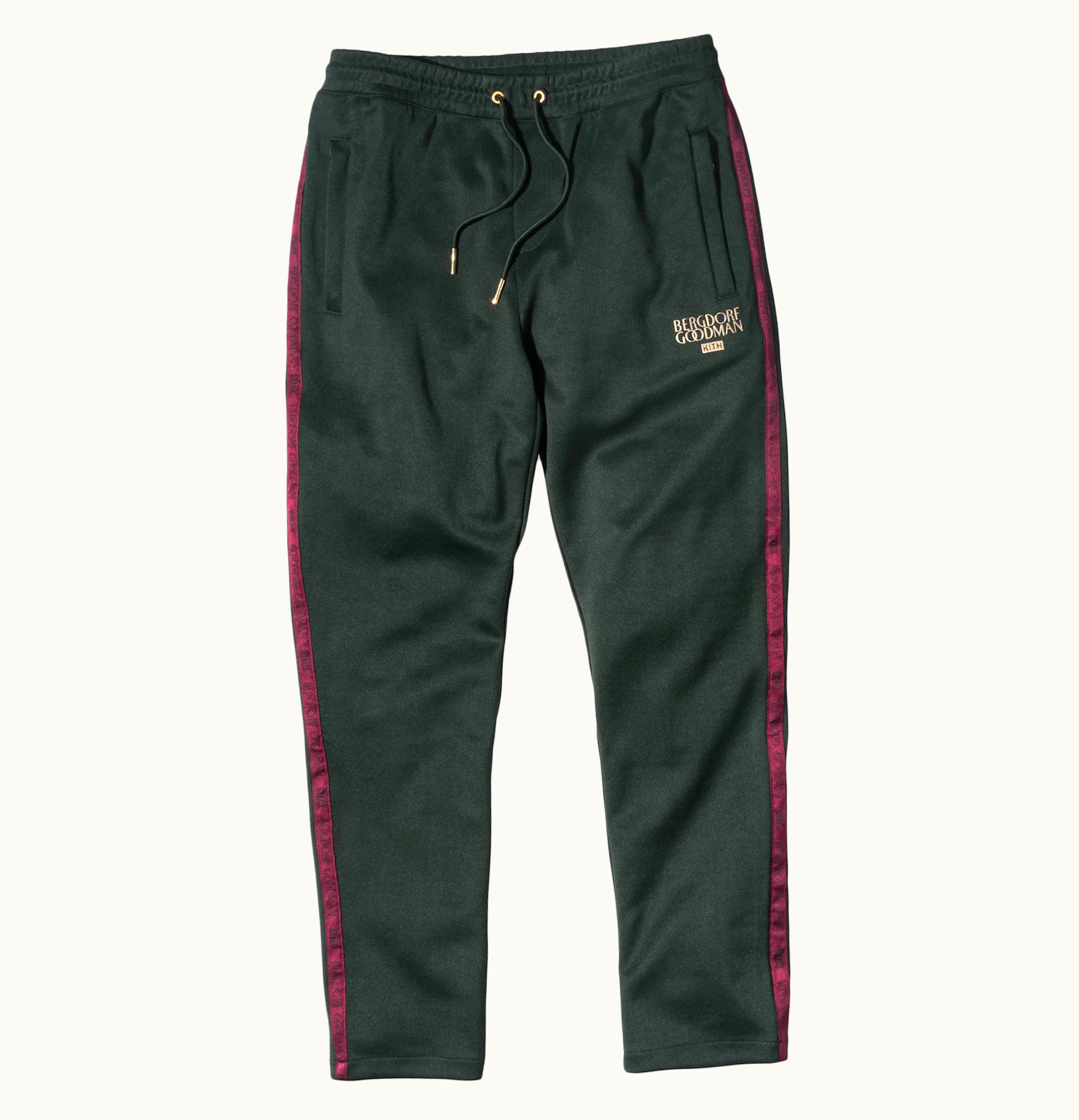Kith Kith Bergdorf Goodman Track Pant Forest Green