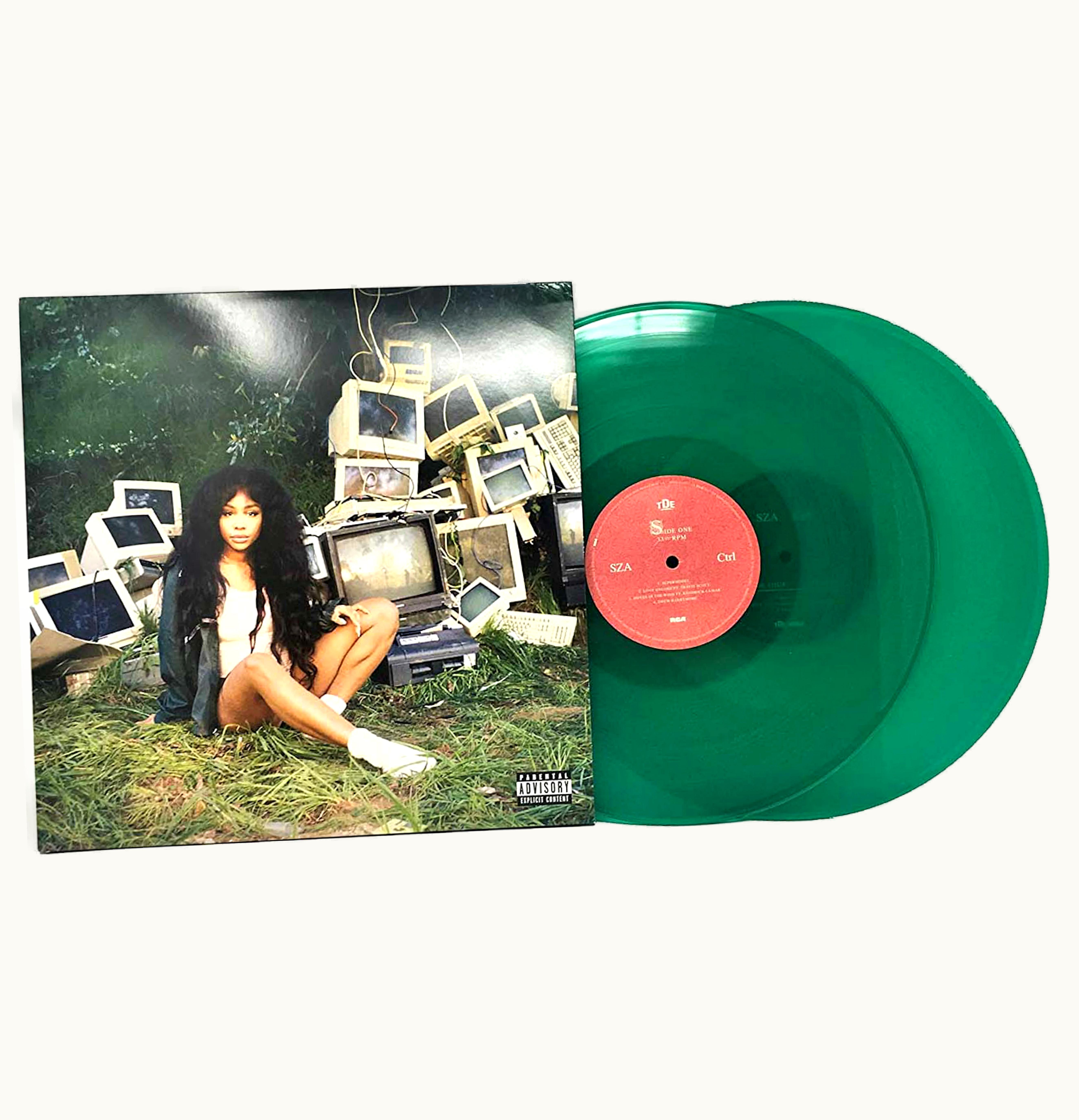 SZA SZA Ctrl 2XLP Vinyl Translucent Green