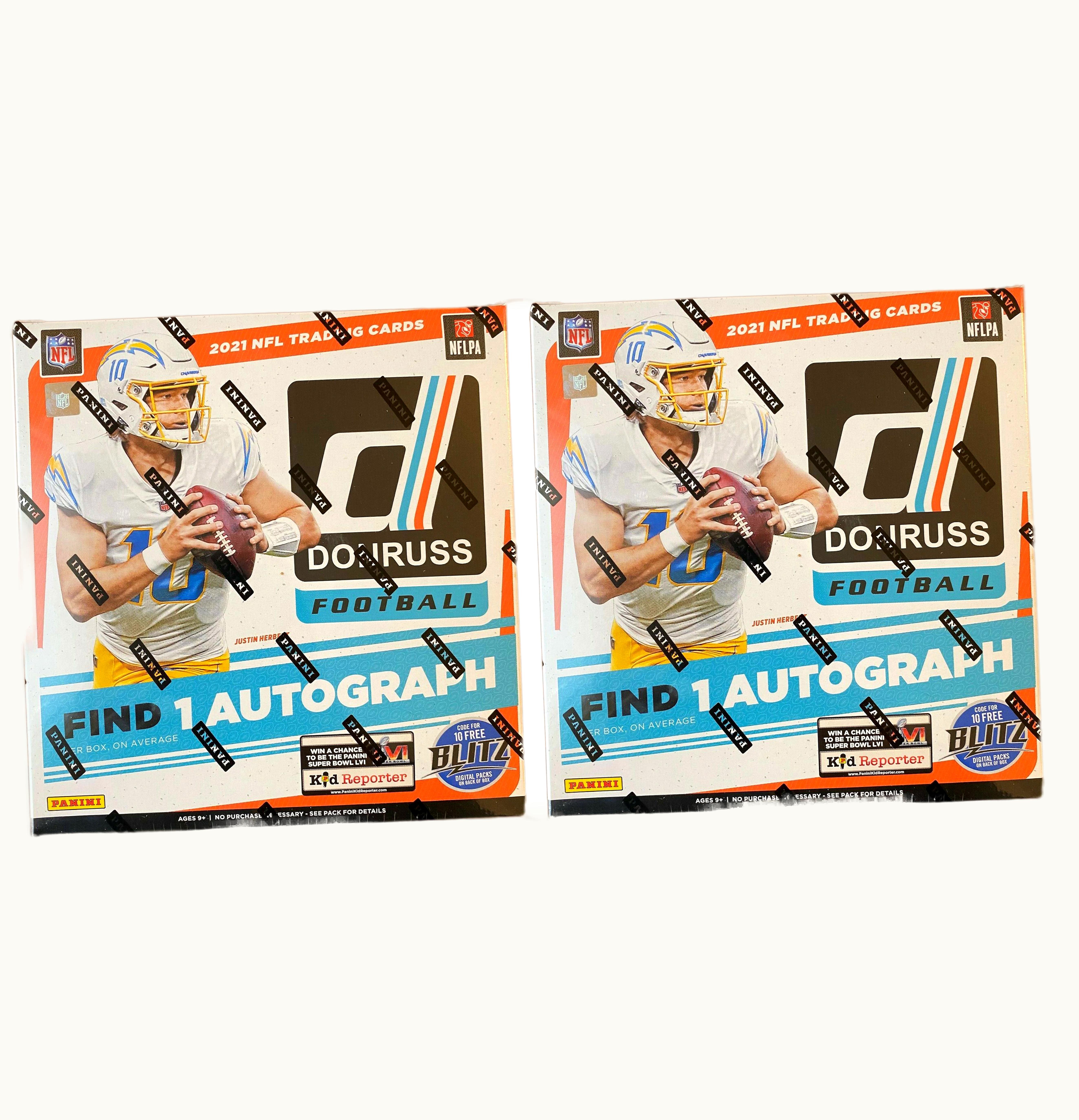 Panini 2021 Panini Donruss Football Mega Box Fanatics Exclusive 2x Lot