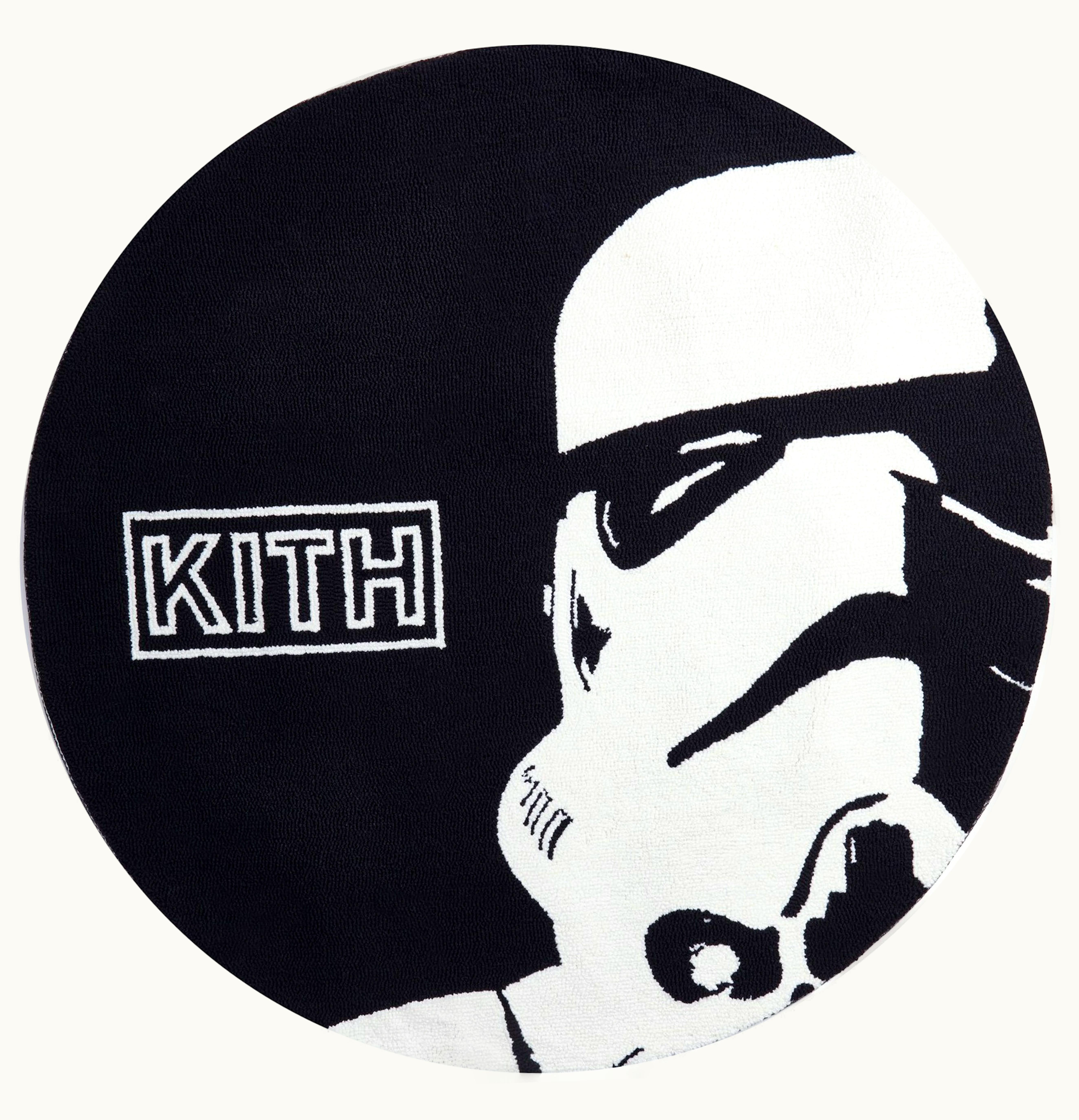 Kith Kith Star Wars Storm Trooper Rug Black