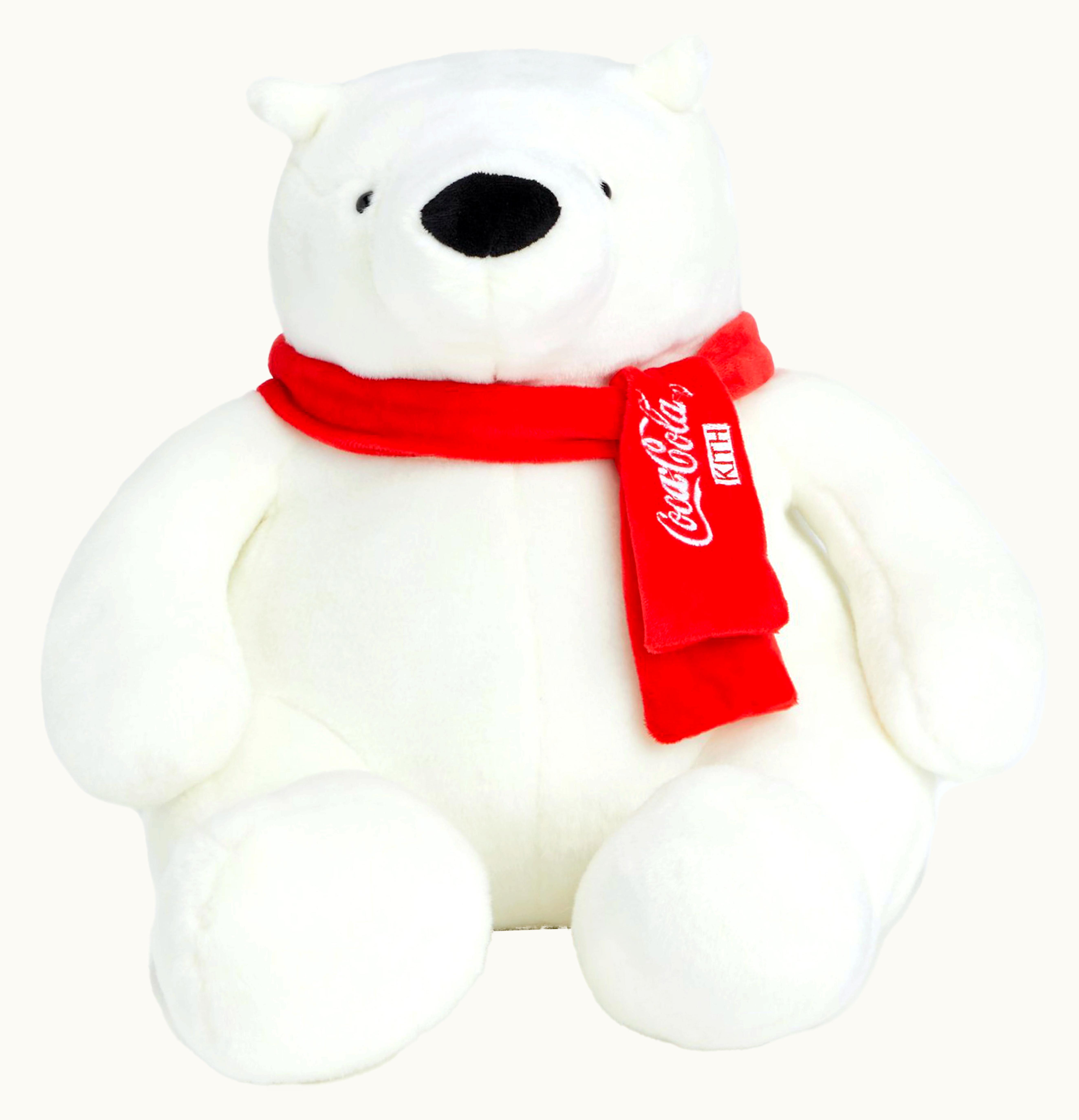 Kith Kith Traly for Coca Cola Polar Bear 14 Plush Pyre