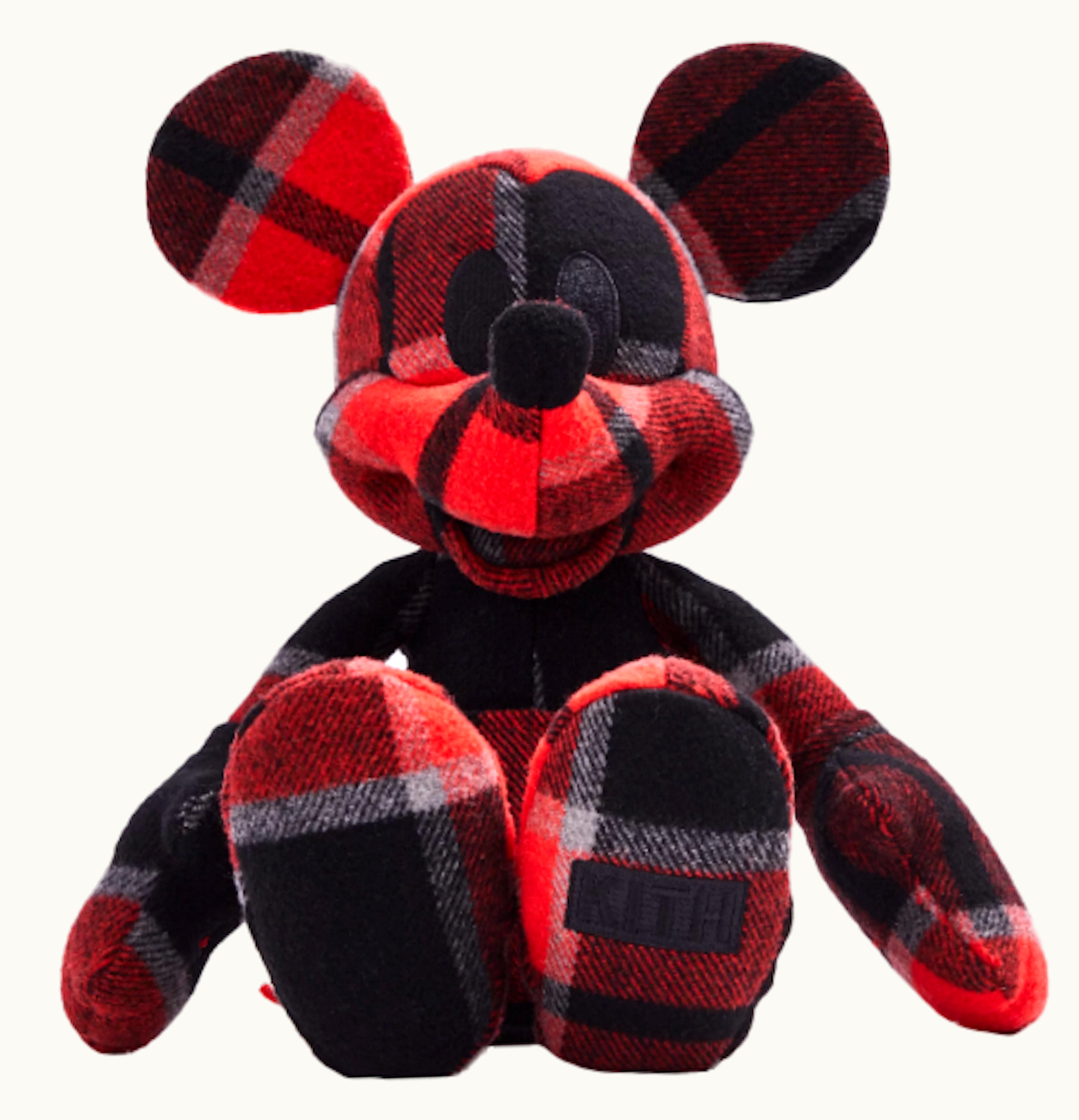Kith Kith x Disney Large Mickey Plush Plaid