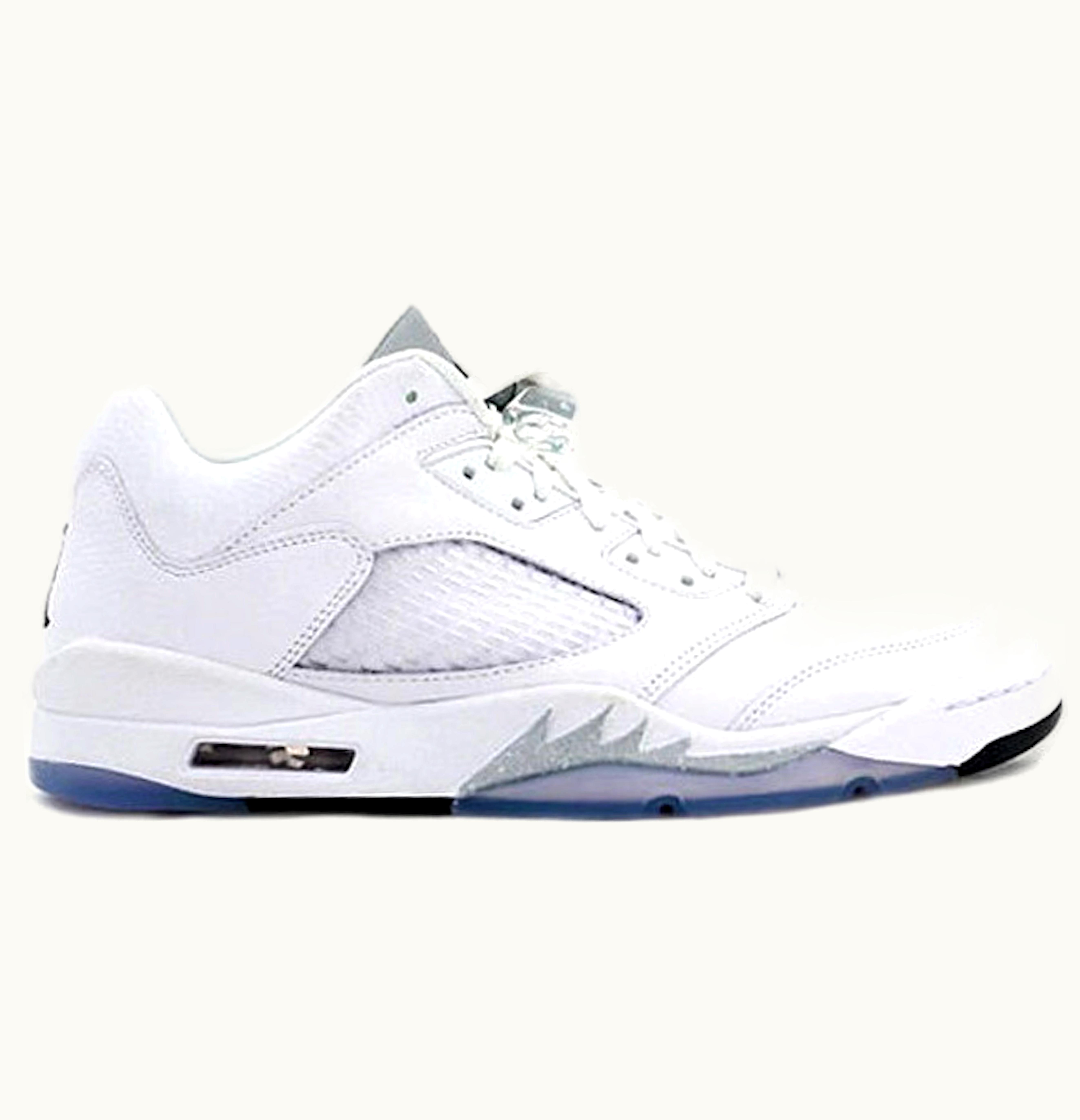 Jordan Air Jordan 5 Retro Low White Metallic Silver GS 2007 GS
