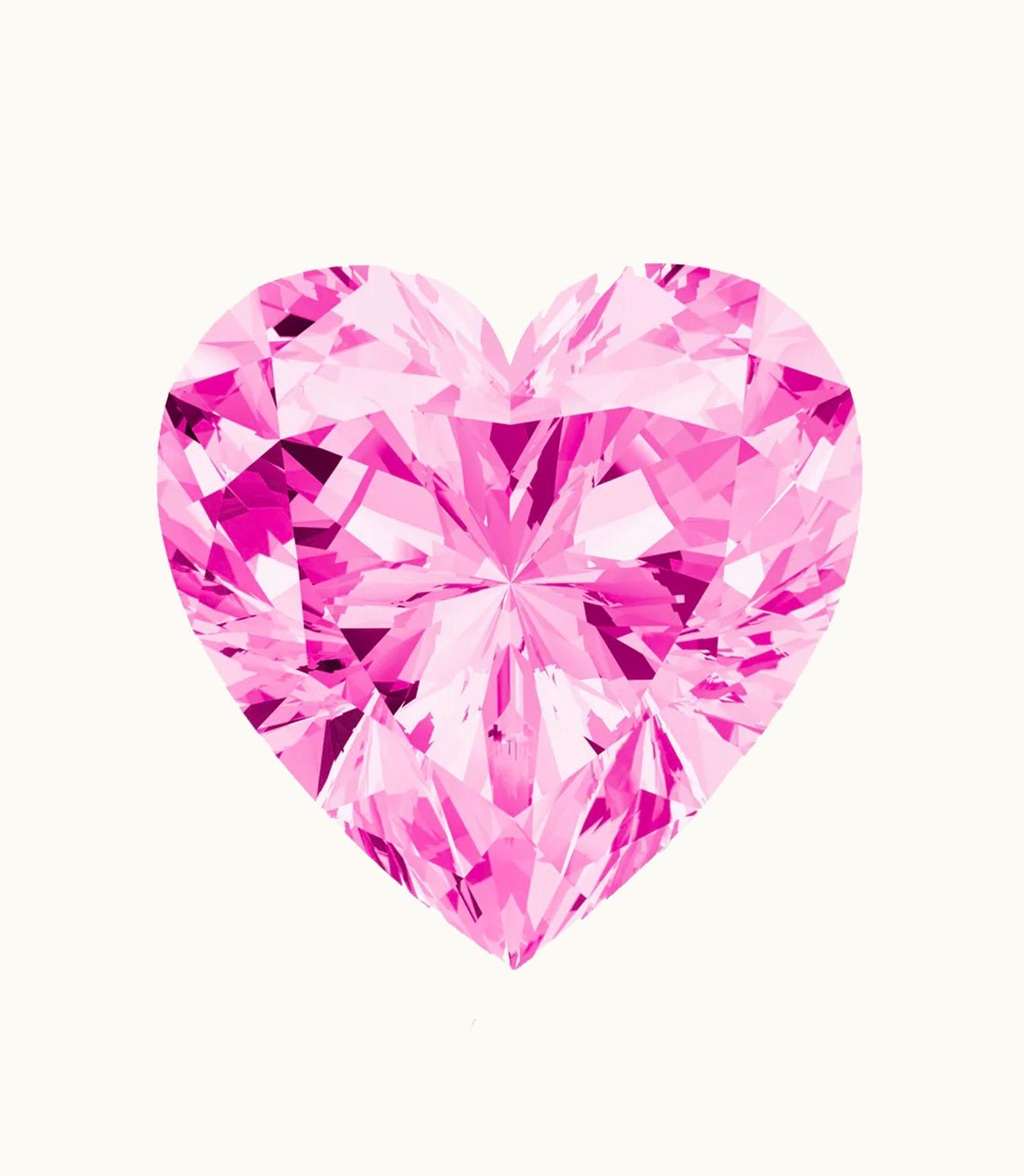 Loose Pink Diamonds Heart Loose Pink Diamonds Color K - Clarity VVS2 - Cut Poor - Shape Heart