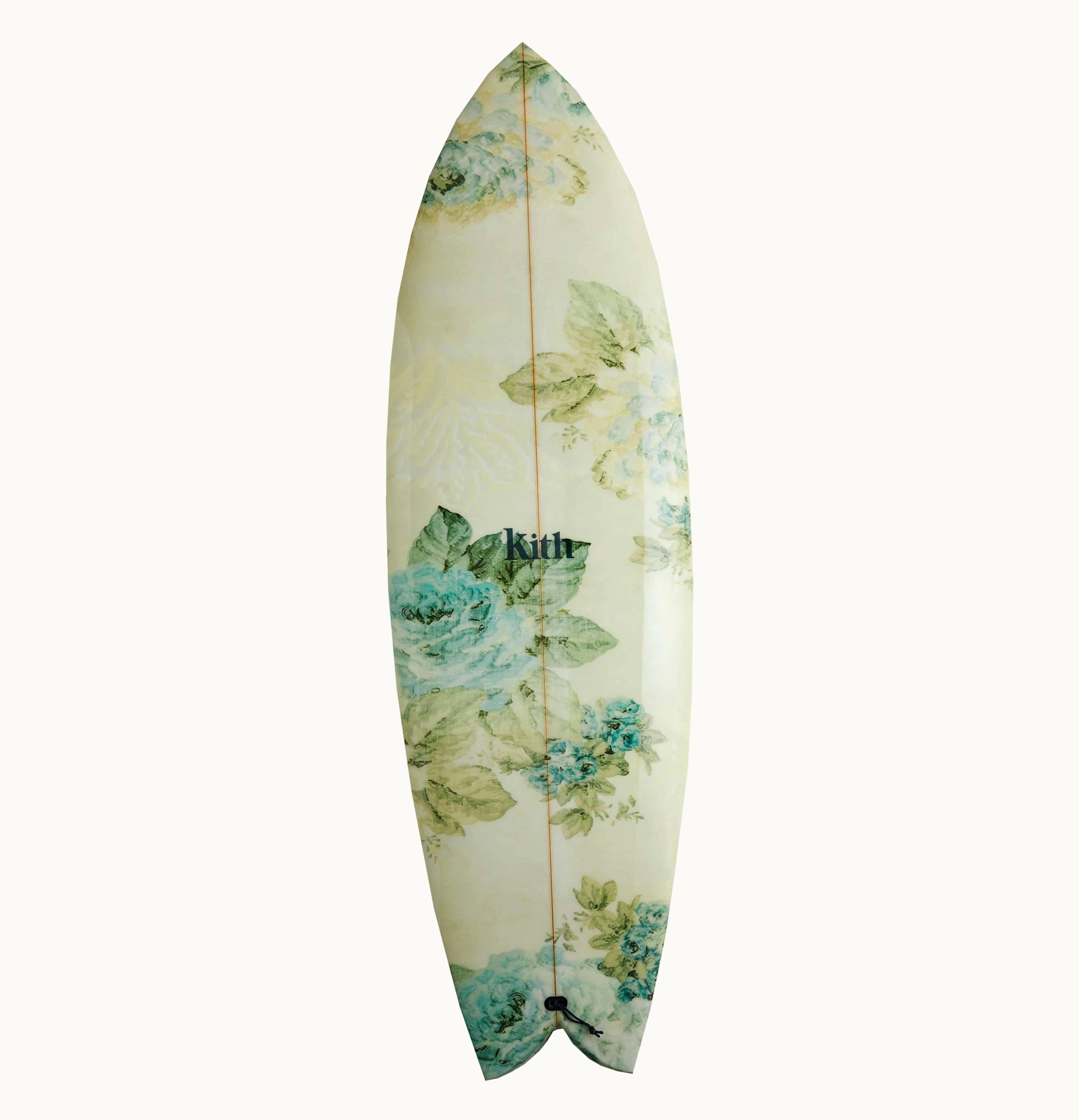 Kith Kith Haydenshapes Vintage Roses Twin Surfboard Waffle