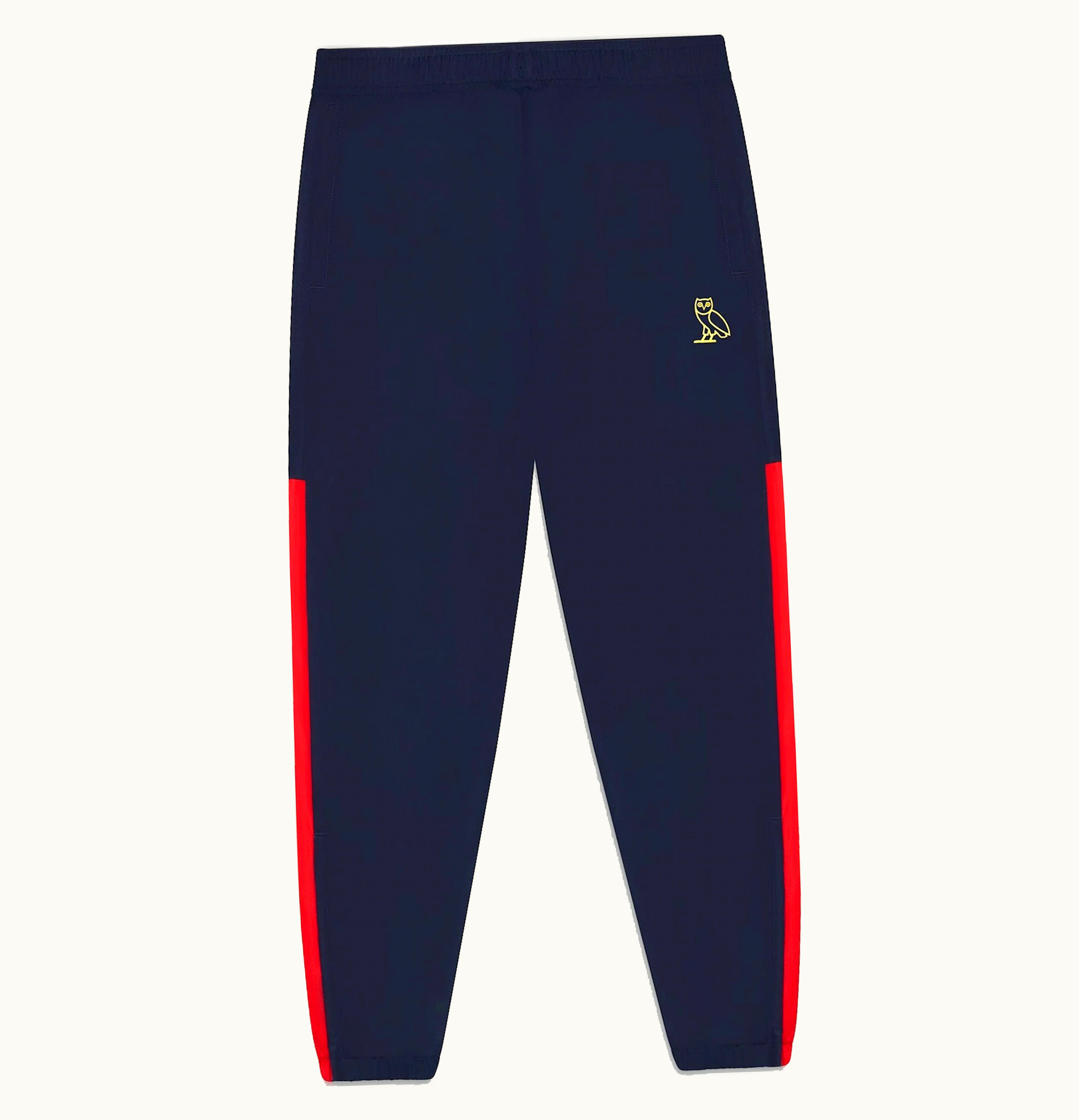 OVO OVO Ripstop Nylon Track Pant Navy Red