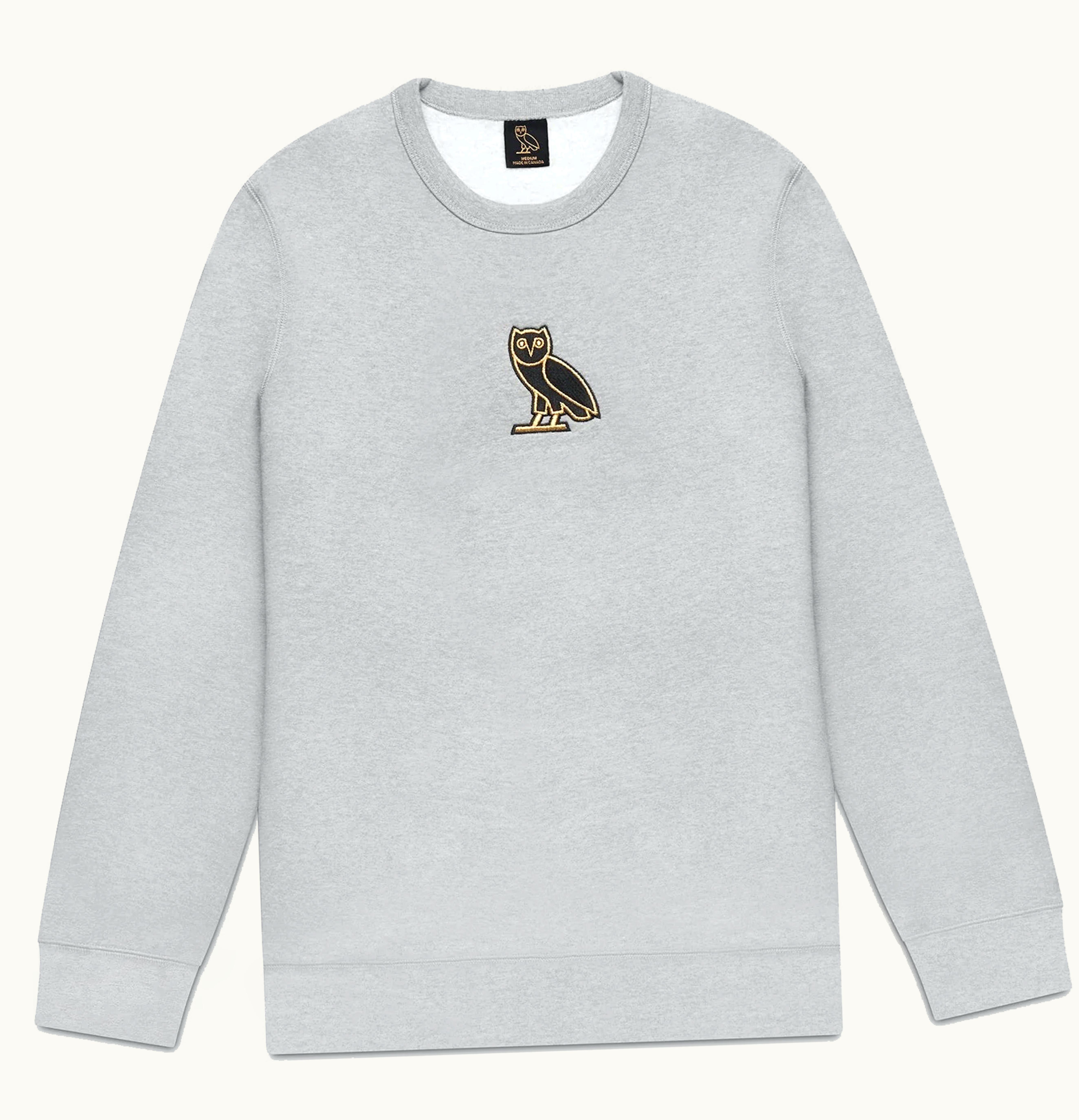 OVO OVO Classic Owl Crewneck Heather Grey