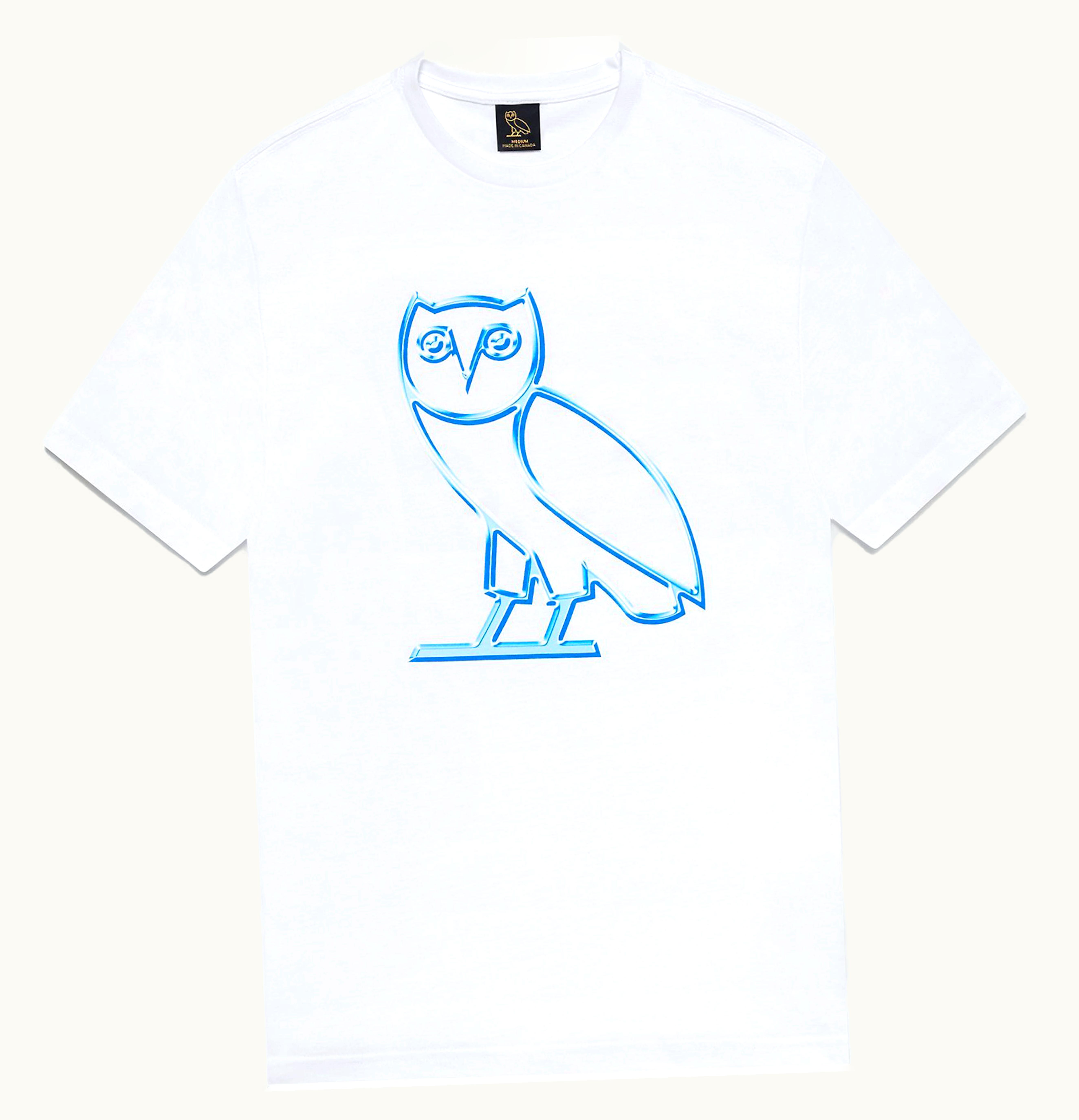 OVO OVO Liquid Metal Tee White