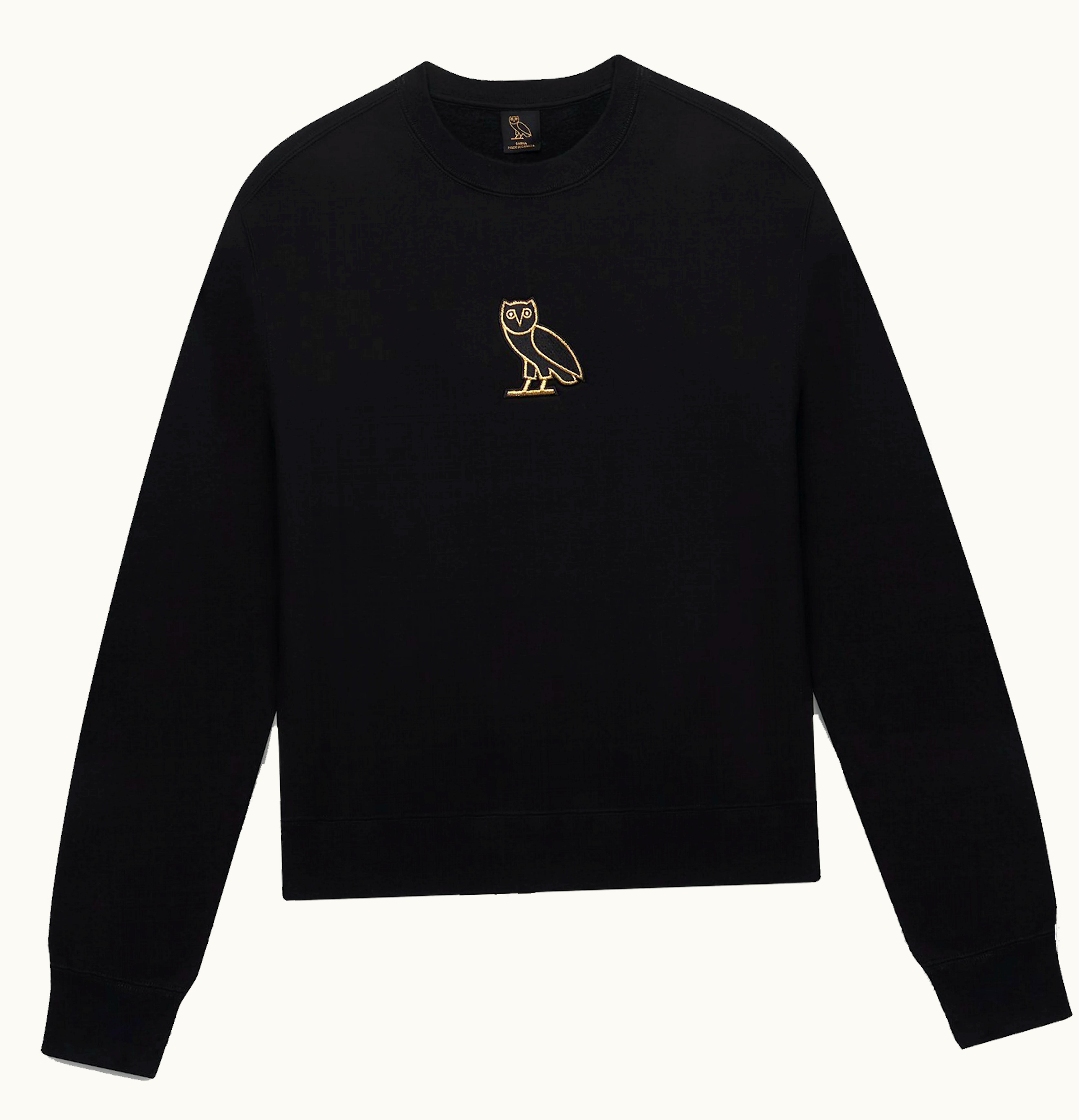 OVO OVO Womens Classic Owl Crewneck Black