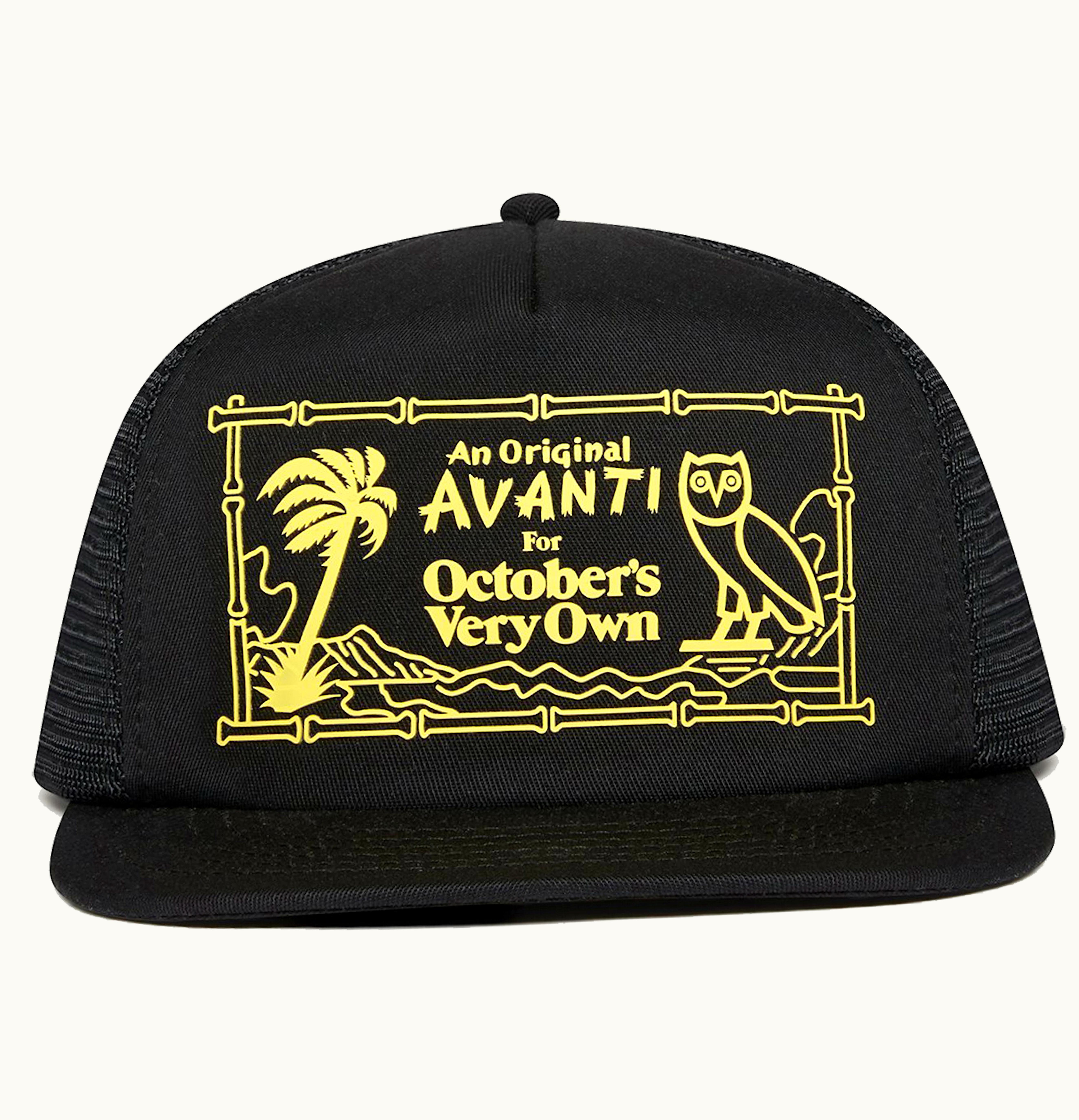 OVO OVO X Avanti Trucker Hat Black