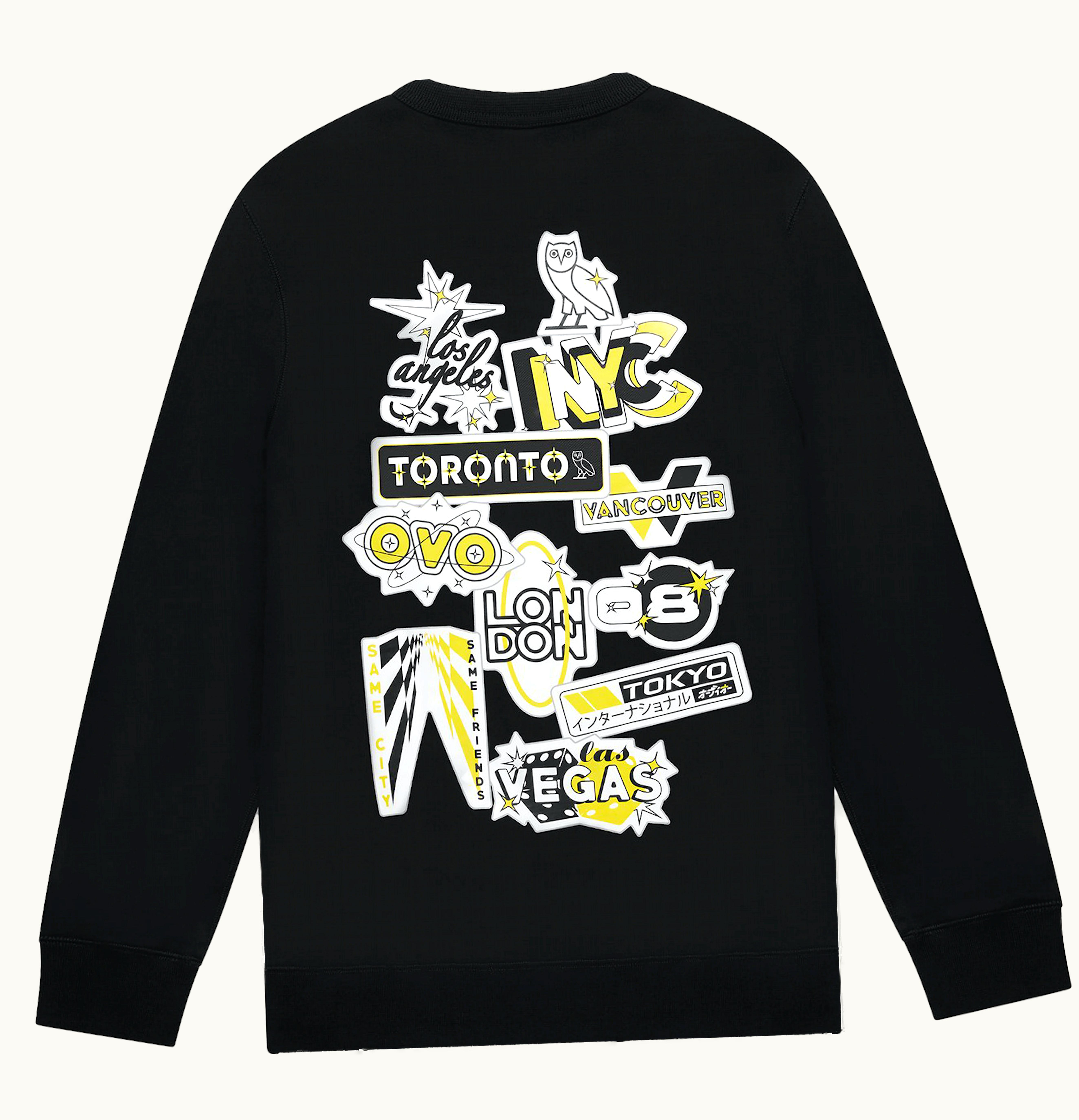 OVO OVO Speedway Crewneck Black