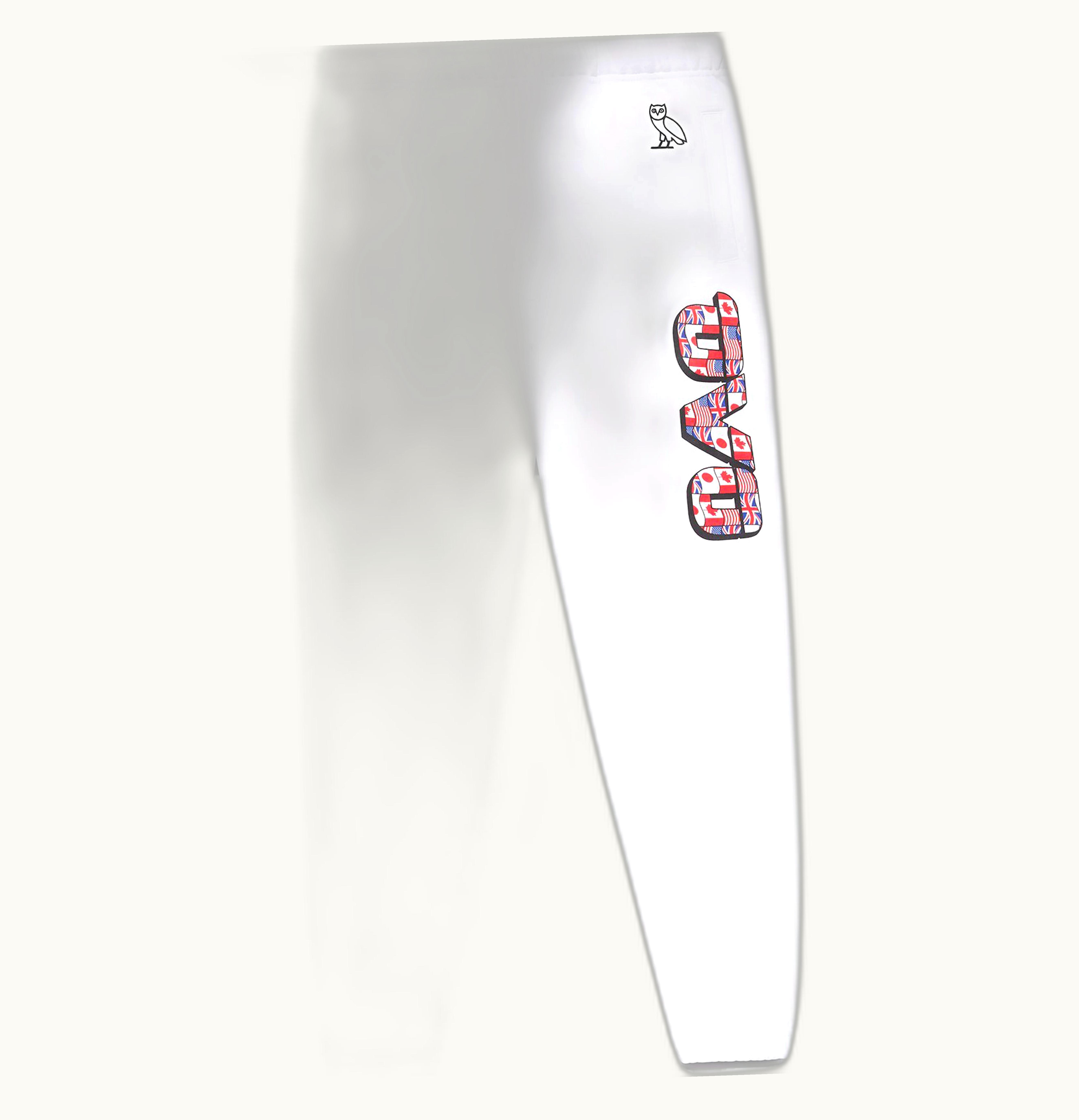 OVO OVO Flag Runner Sweatpant White