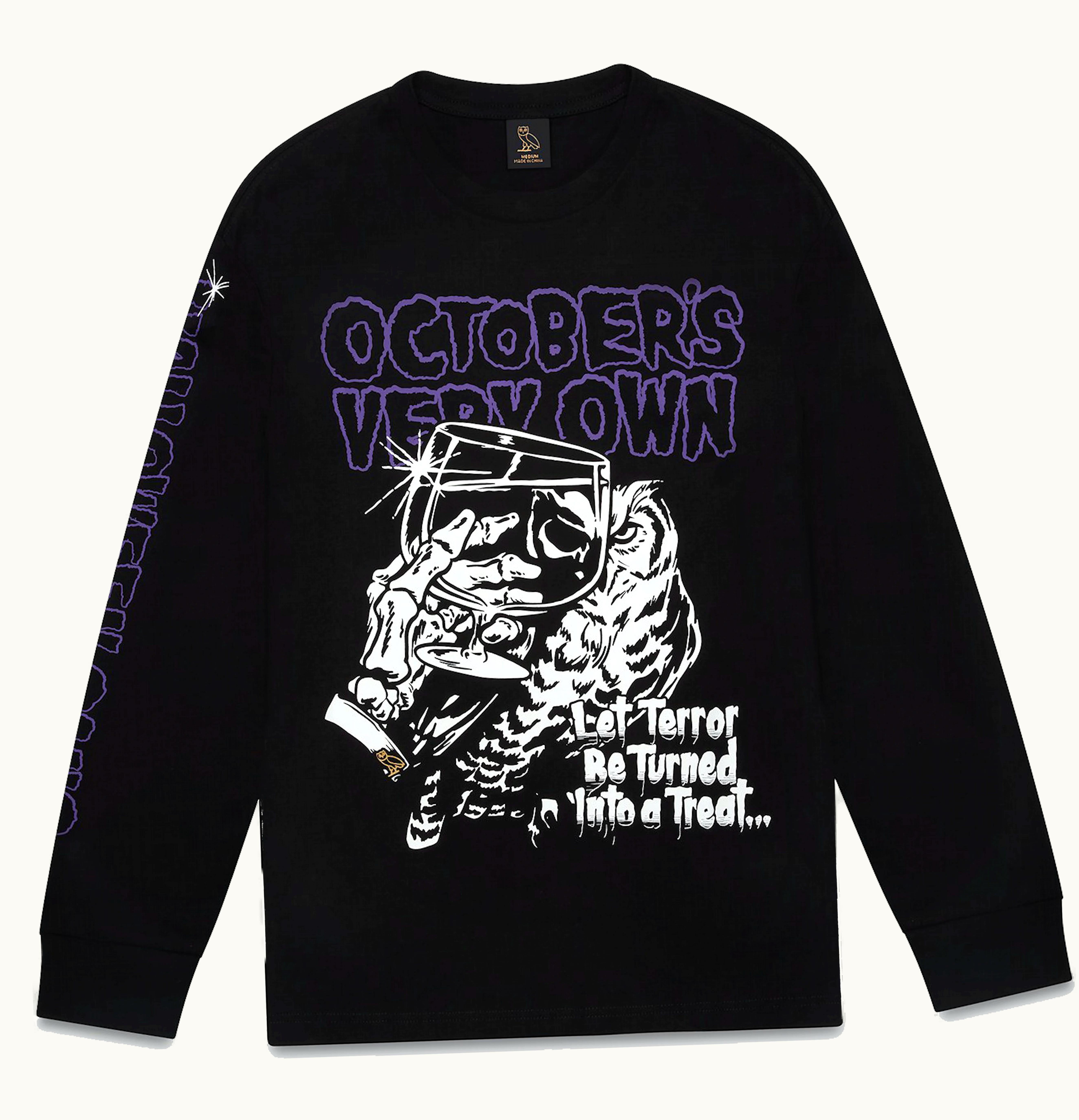 OVO OVO Terror Longsleeve T shirt Black