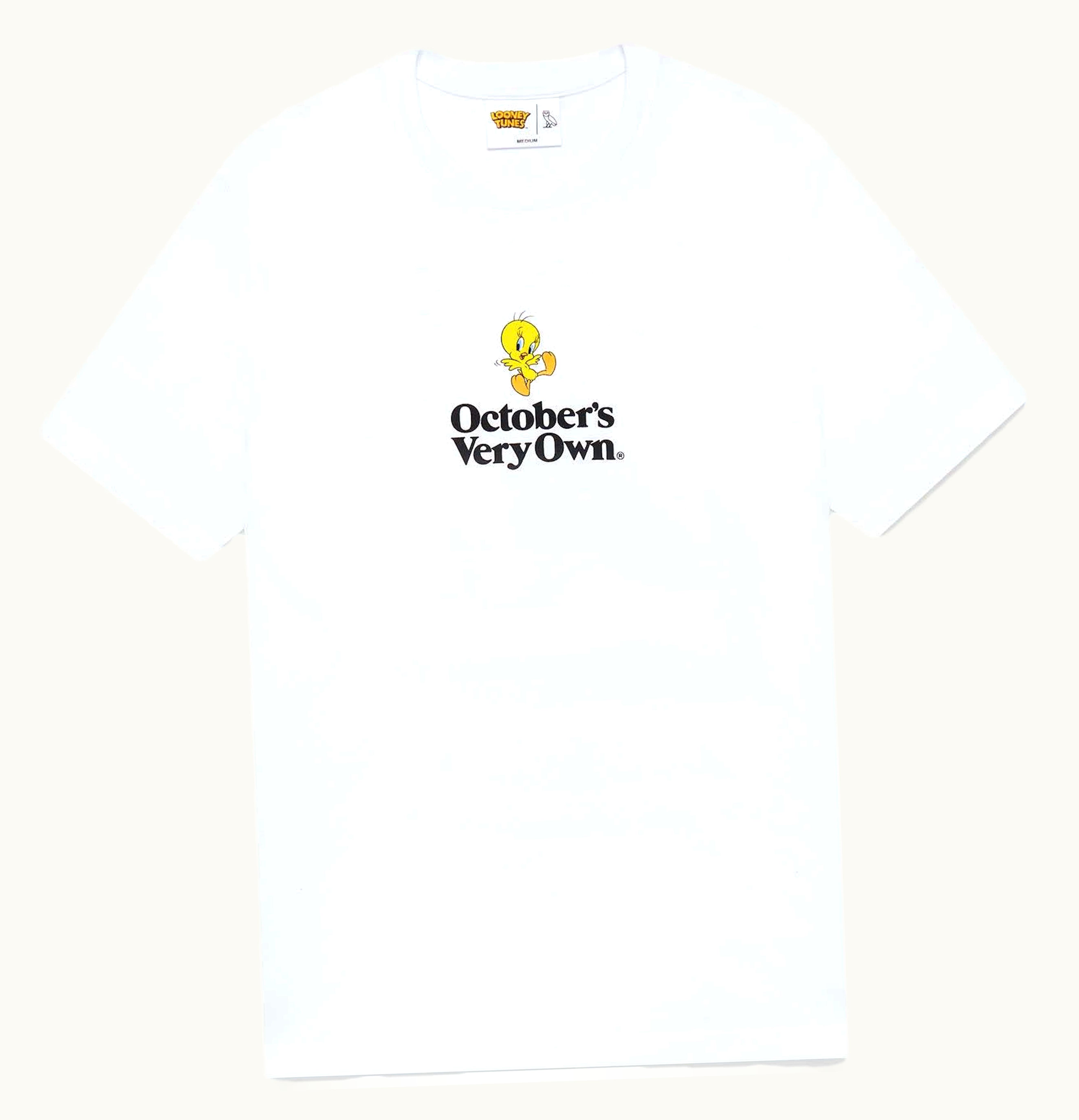 OVO OVO x Looney Tunes Tweety Bird T Shirt White