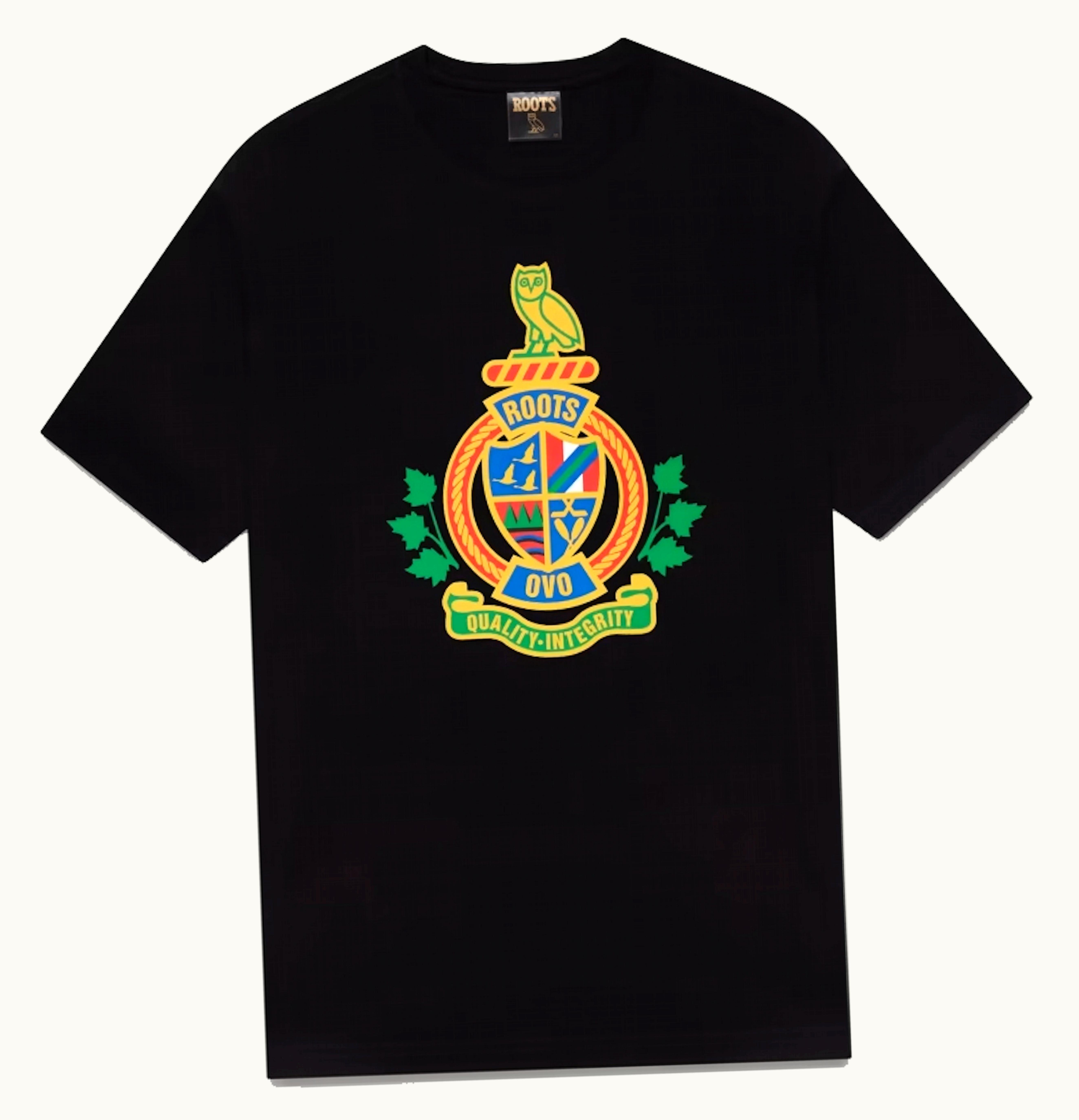 OVO OVO Roots Crest T Shirt Black